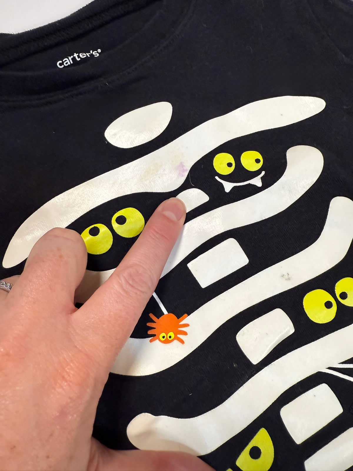 #141 Unisex Girls/Boys 4 Skeleton Glow in the Darl Long Sleeve Pajamas