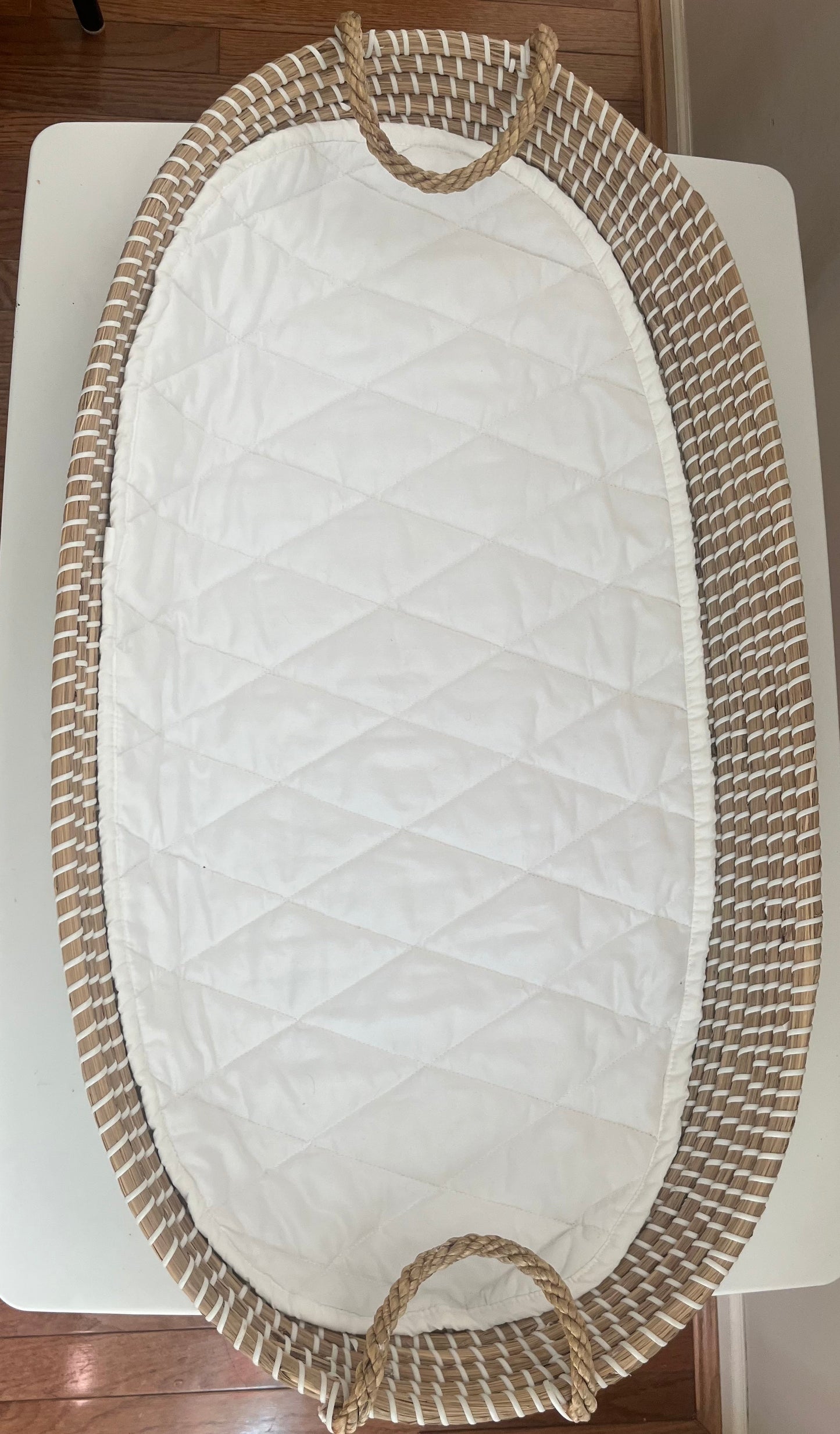 REDUCED PRICE 9/8 Seller #20 woven changing table basket