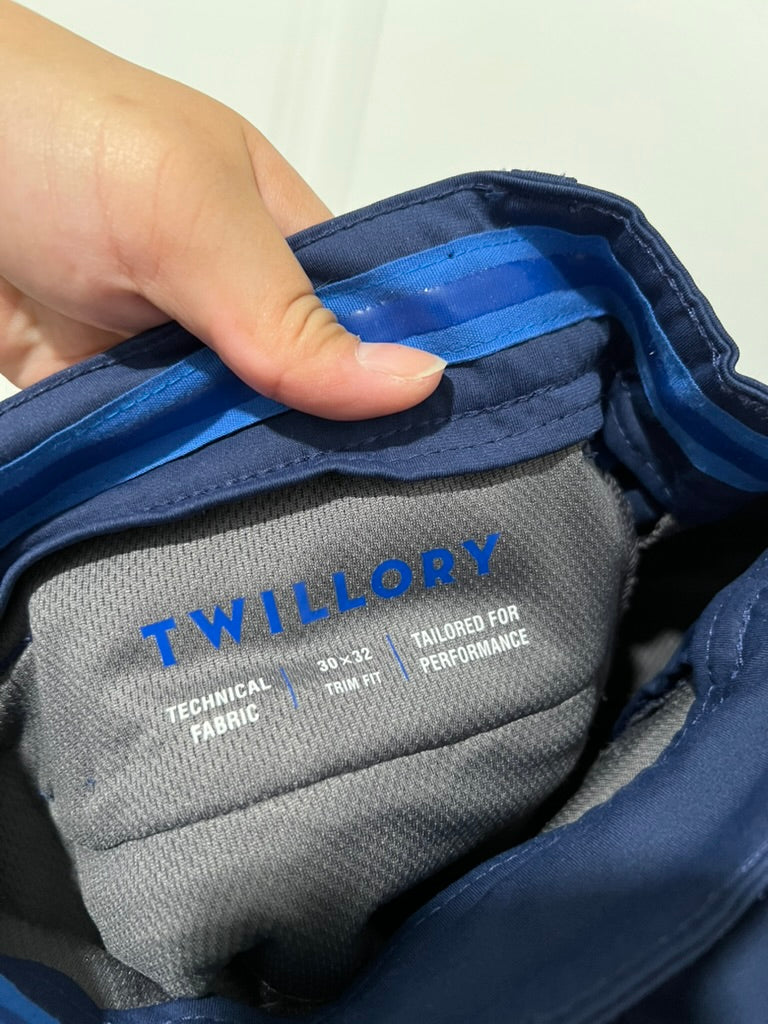 Seller #76 - Twillory Men's Pants - Technical Fabric - Size 30x32 - Blue