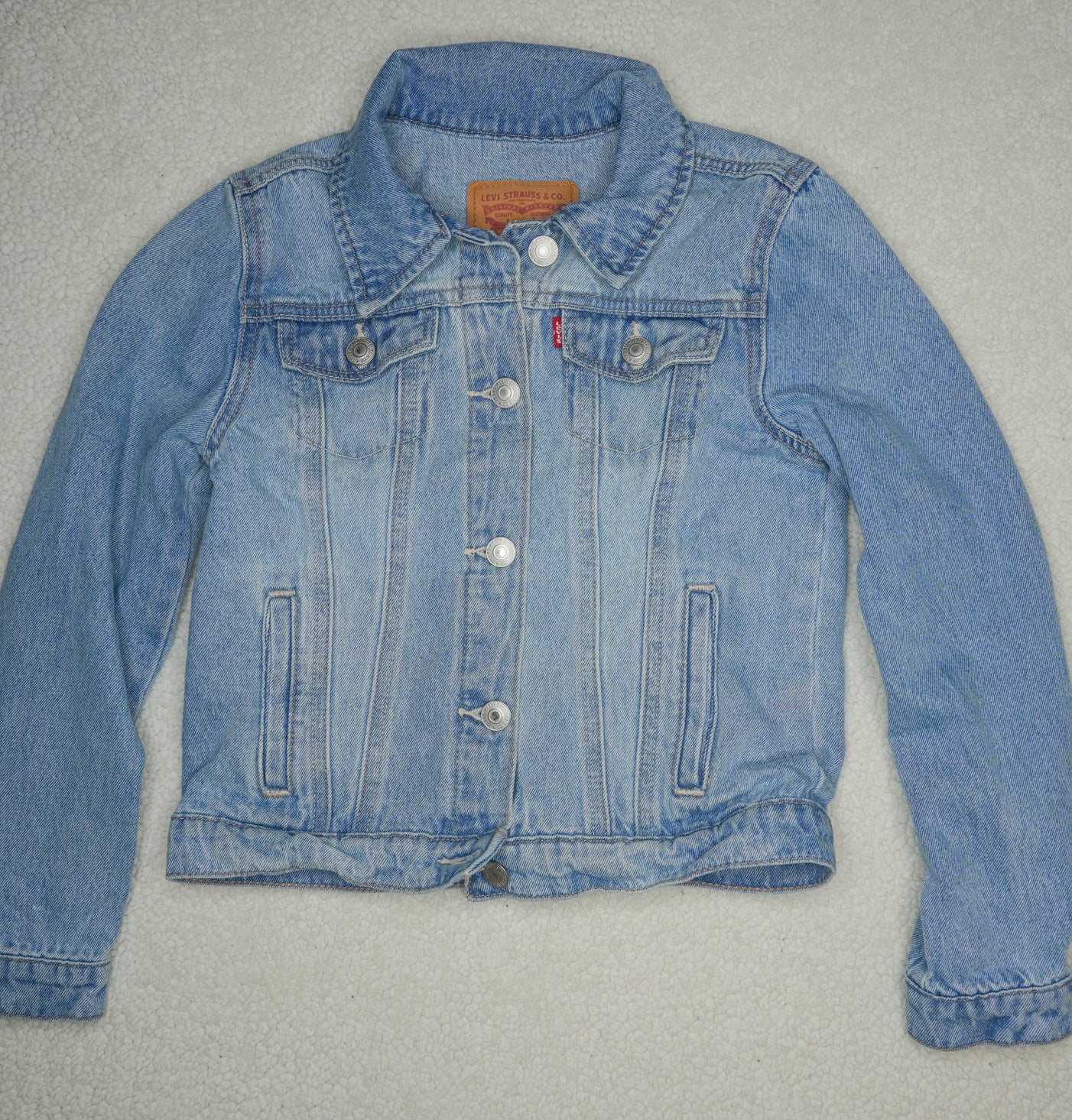 #31 Girls' Levi Jean Jacket, Size Medium (10/12)