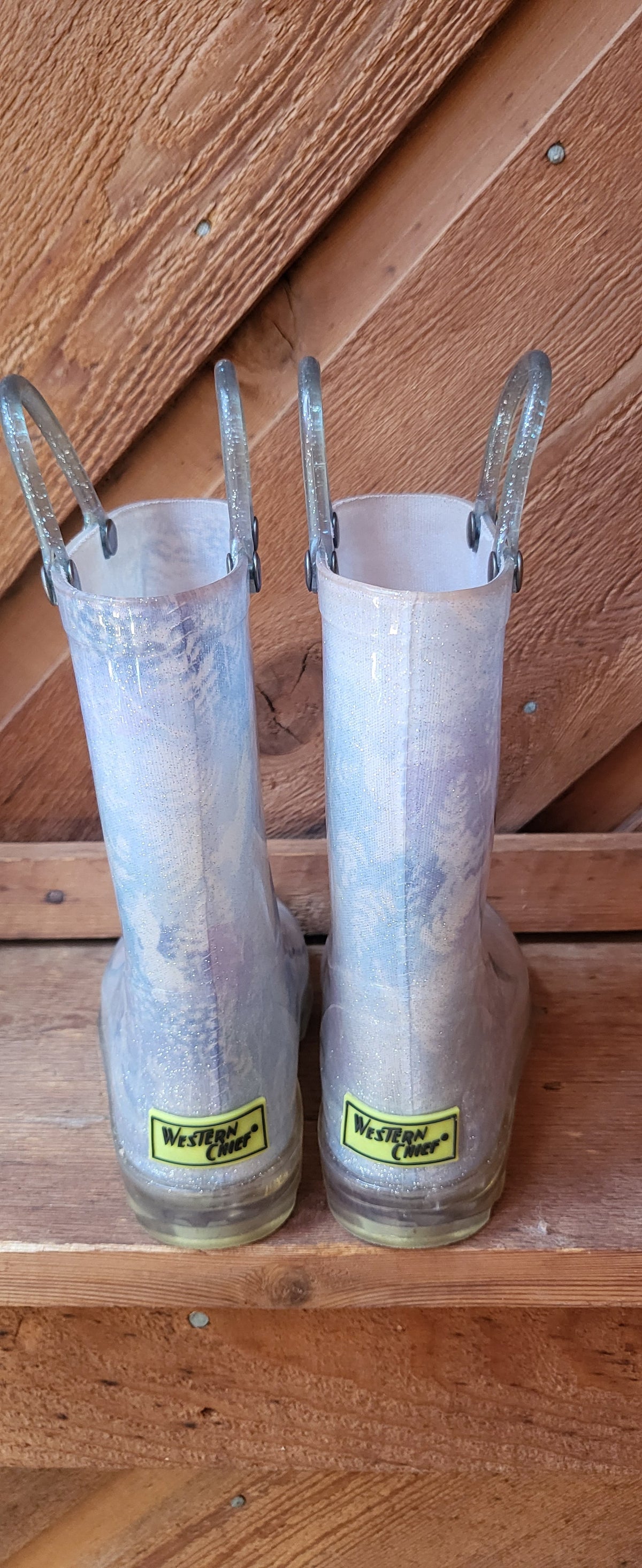 #109. Size 9. GUC. Western Chief Disney Frozen Rainboots