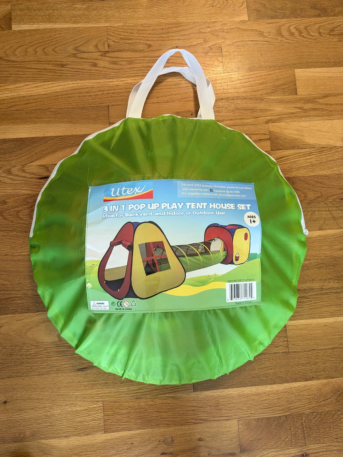 #80 Tunnel with Two Connecting Tents