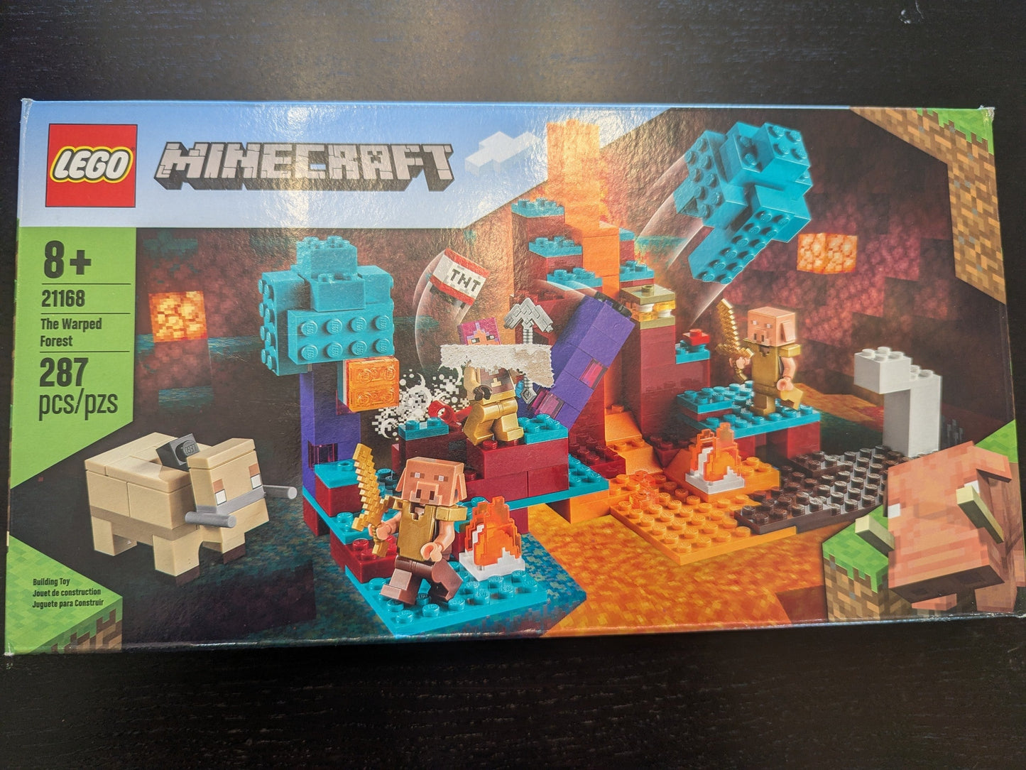 #80 Minecraft Lego Set - The Warped Forest - Retired