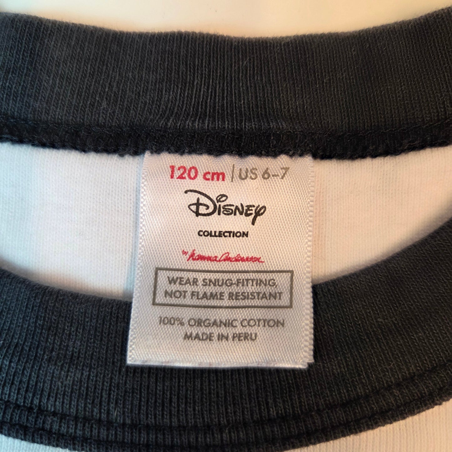 #112 - Hanna Andersson Minnie Mouse Pajamas, Size 120 (6-7), VGUC