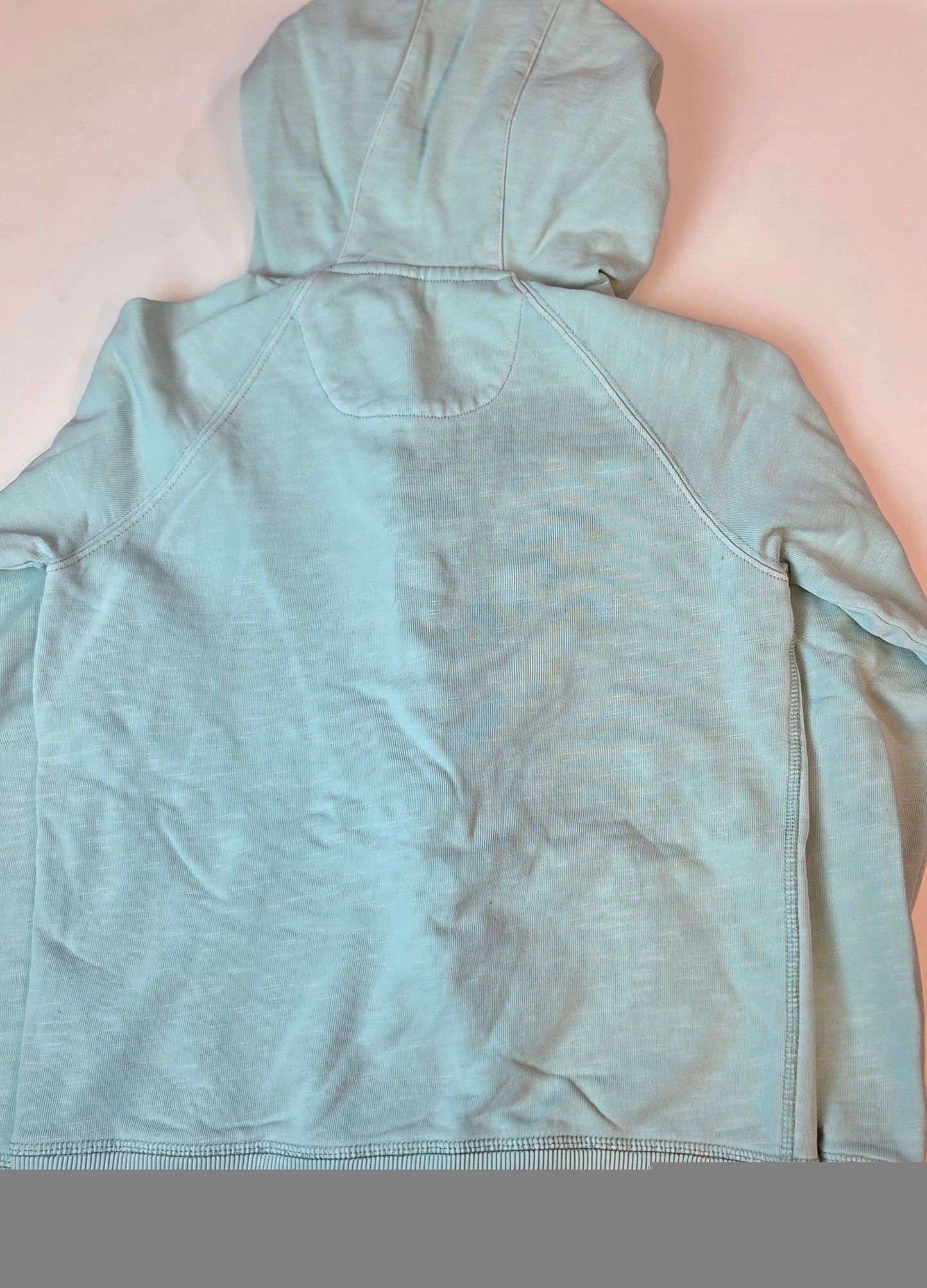 #112 - Mini Boden Garment Dye Zip Up Hoodie in Pistachio, Size 9-10Y, EUC