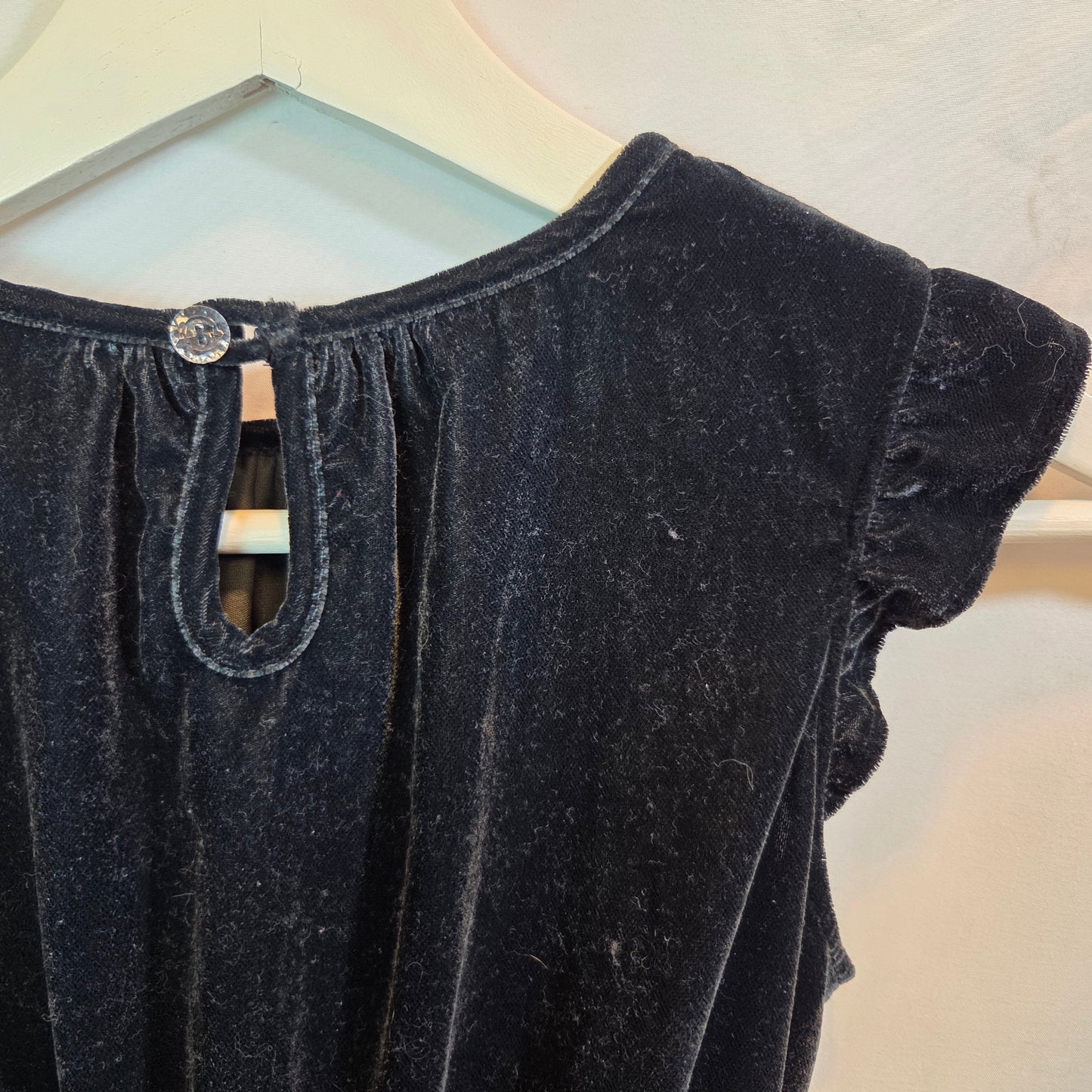 #112 - Lands Ends Kids Dark Gray Jumpsuit, size 14, EUC