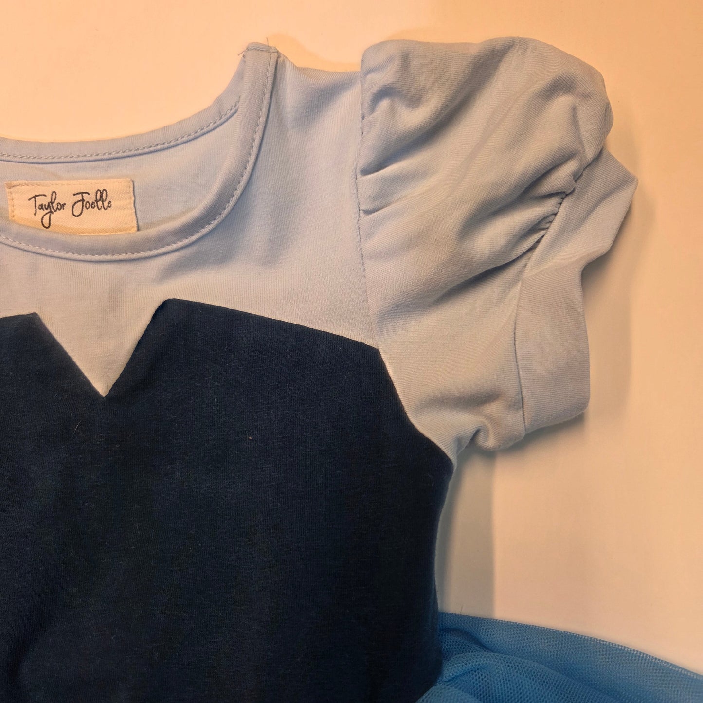 #112 - Taylor Joelle Blue Tutu Dress, Size 2t, EUC