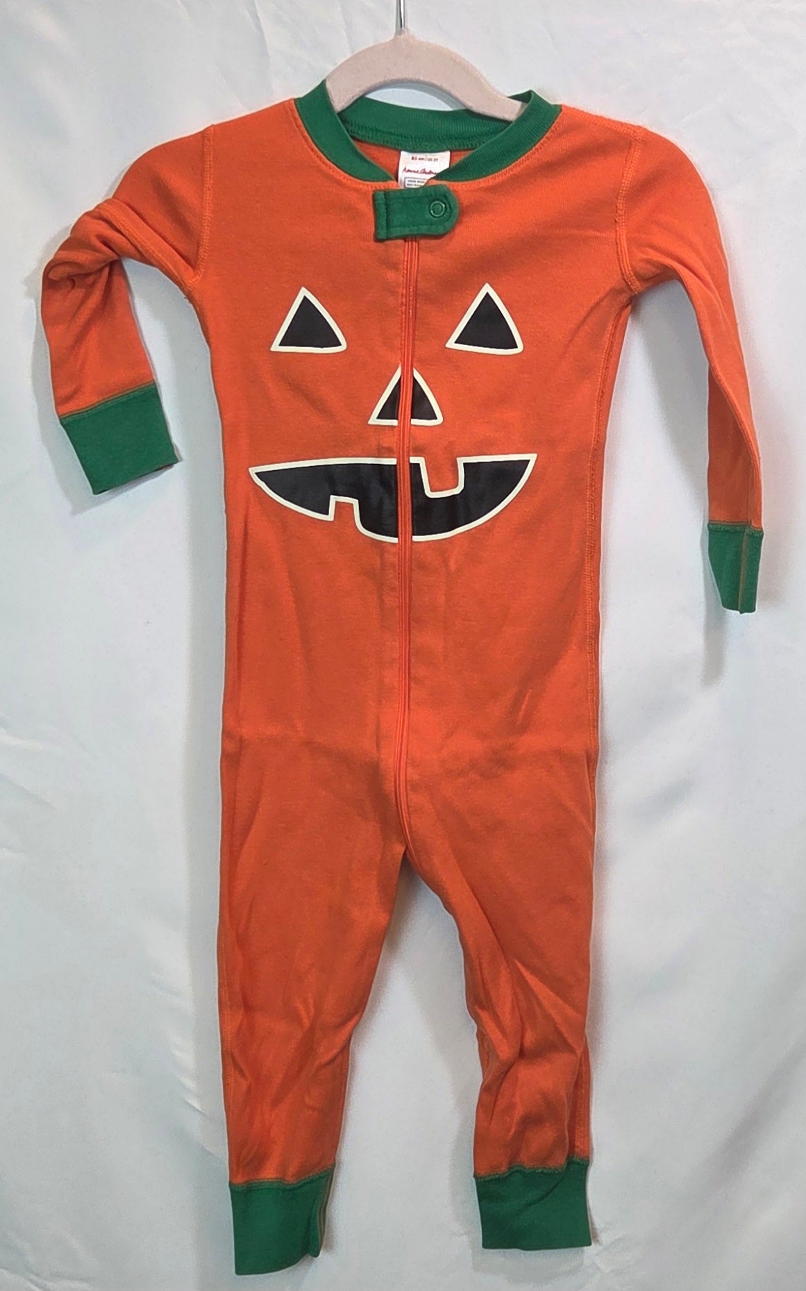 #112 - Hanna Andersson Jack O Lantern PJs, Size 85 (2t), VGUC