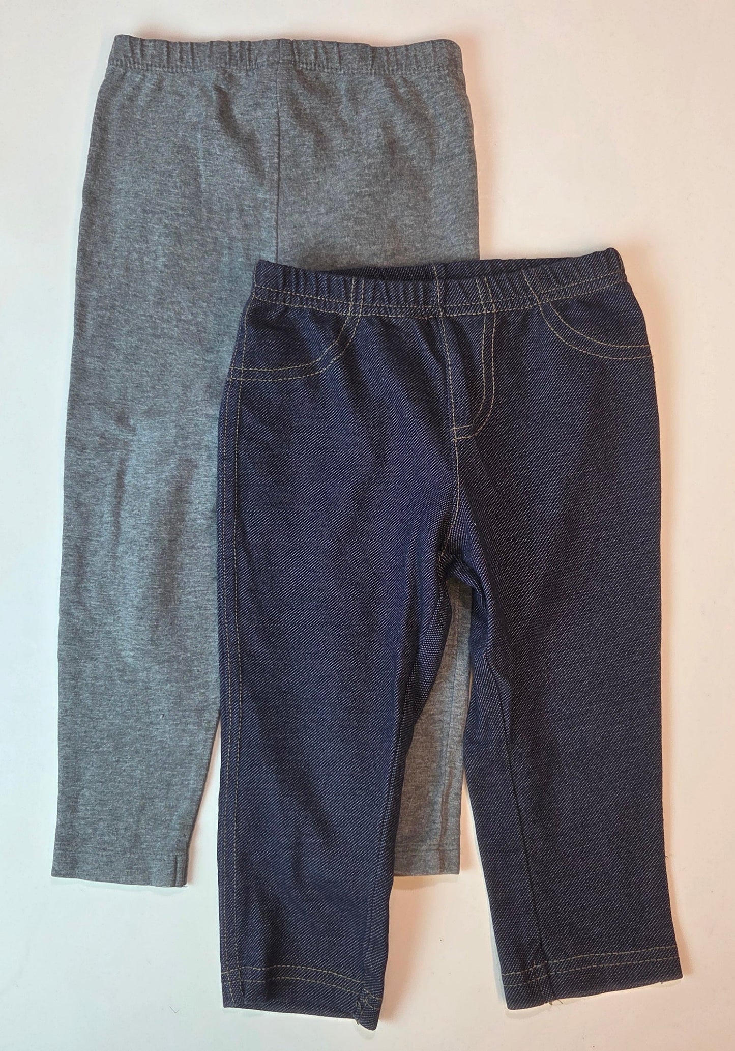 #112 - Old Navy set of Dress and 2 Leggings, Size 24m, EUC