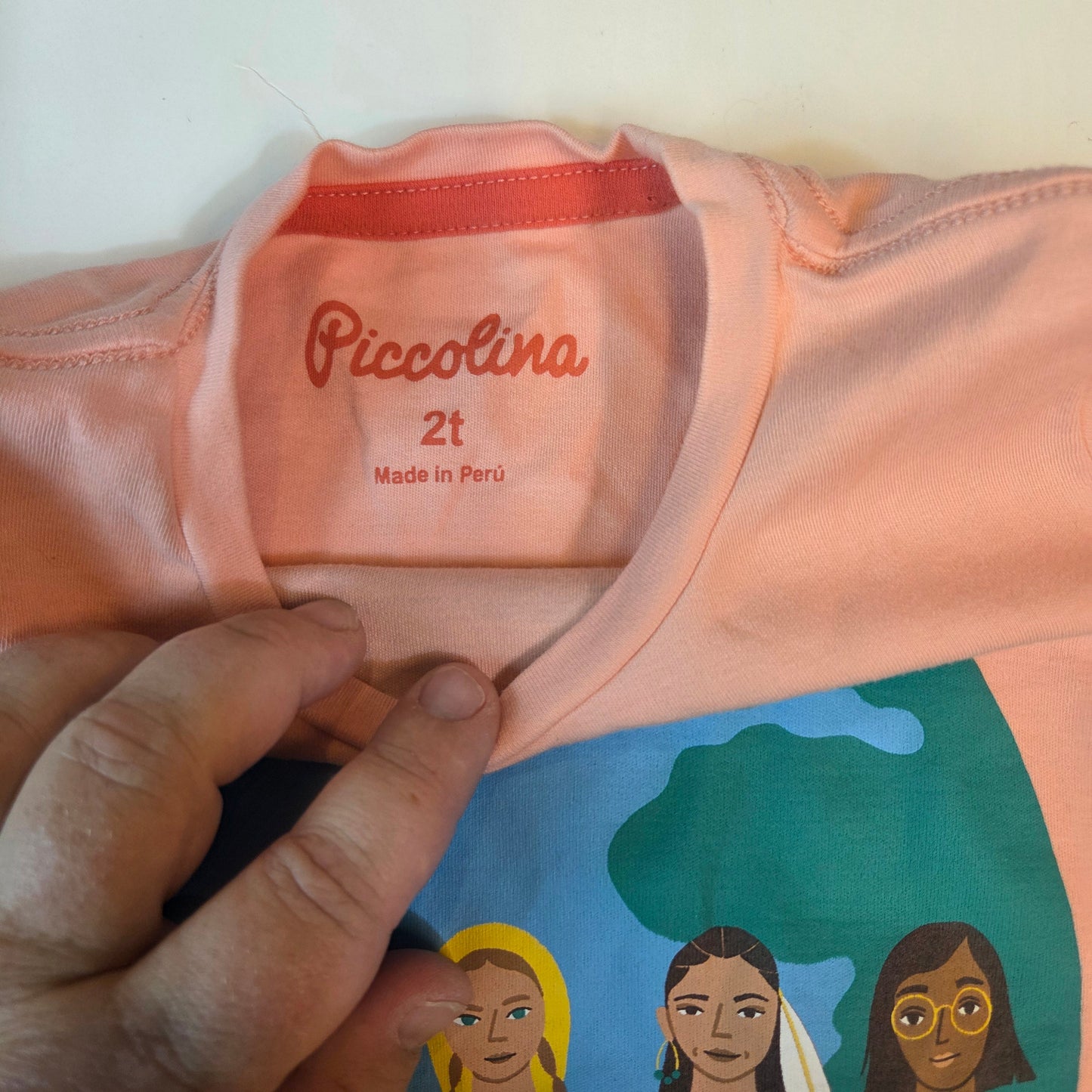 #112 - Piccolina Climate Change T-shirt, Size 2t, EUC