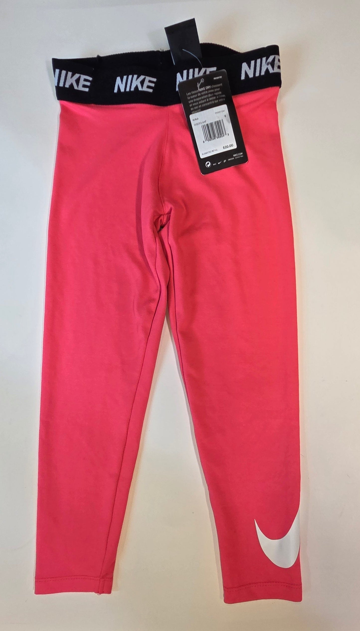 #112 - Nike Hot Pink Leggings, Size 6/M, NWT