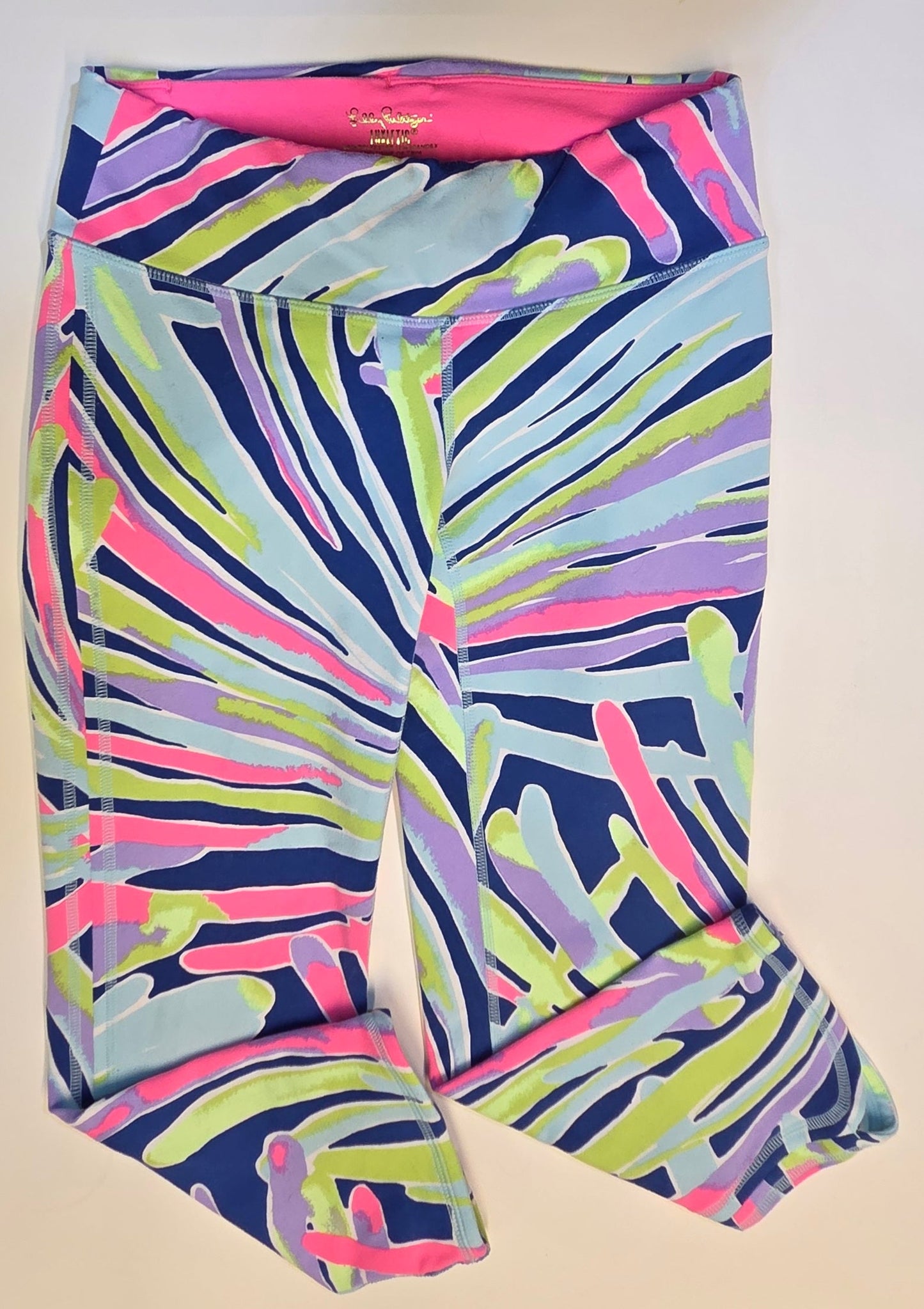 #112 - Lilly Pulitzer Cropped Leggings, Women's Size S, EUC