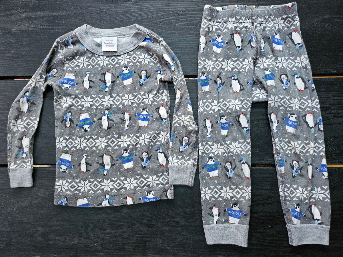 #109. Boys 3T. GUC. Hanna Andersson Penguin PJs