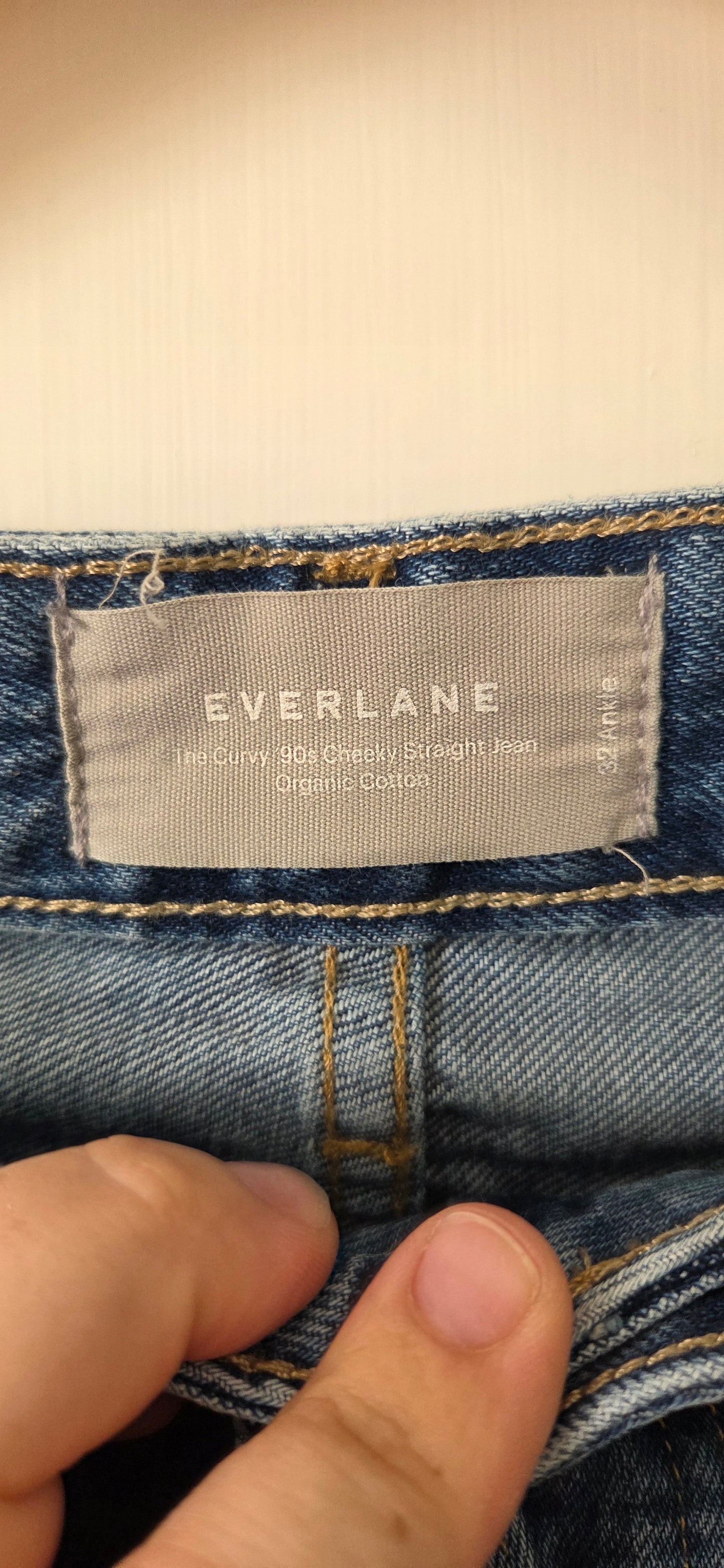 #112 - Everlane Straight Leg Jeans, Women's Size 32 Ankle, EUC