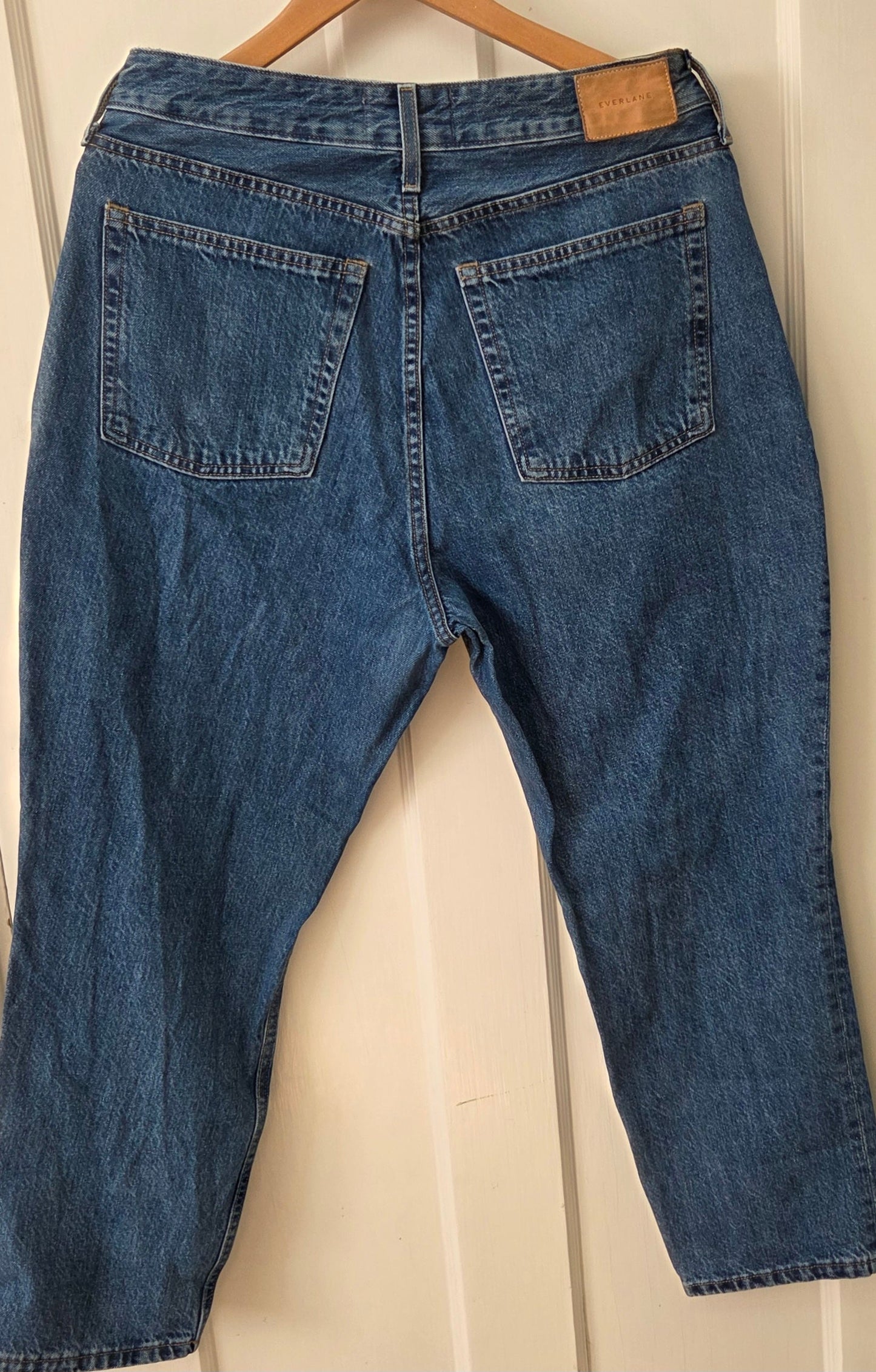 #112 - Everlane Straight Leg Jeans, Women's Size 32 Ankle, EUC