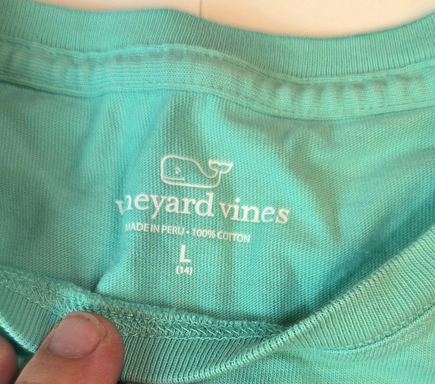 #112 - Vineyard Vines Long Sleeve Shirt, Kids Size L (14), EUC