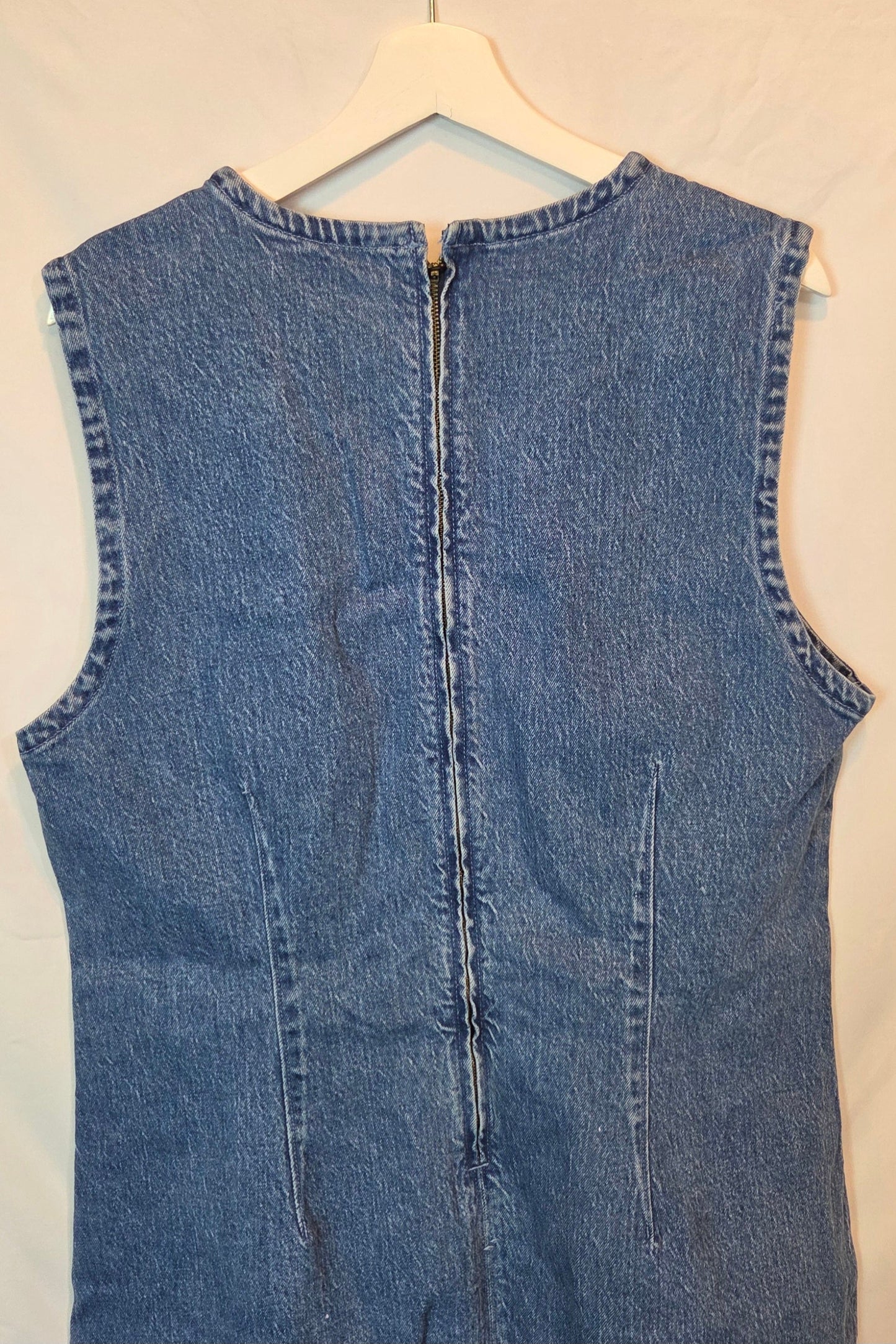 #112 - Abercrombie and Fitch Denim Dress, Women's Size XLT, EUC