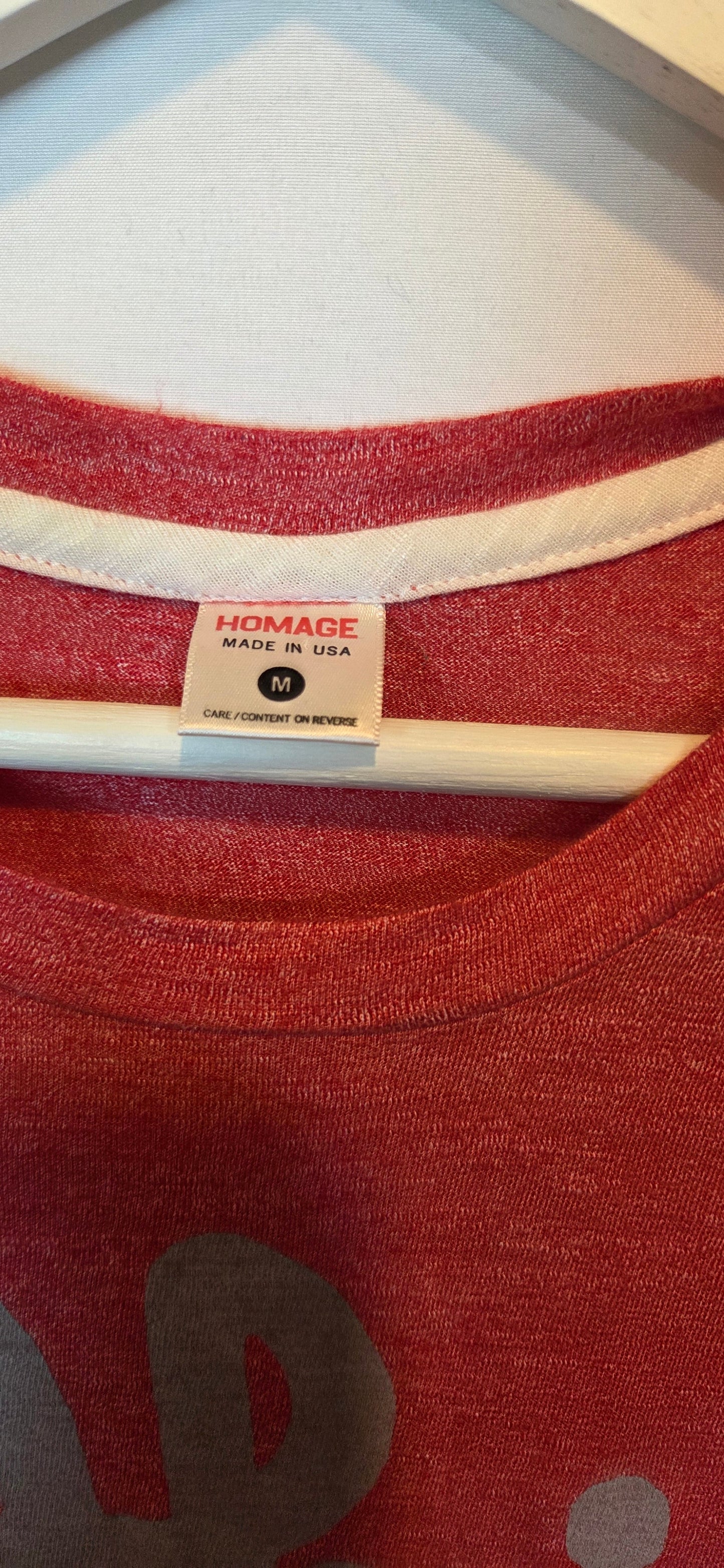 #112 - Homage Script Ohio T-Shirt, Women's Size M, EUC