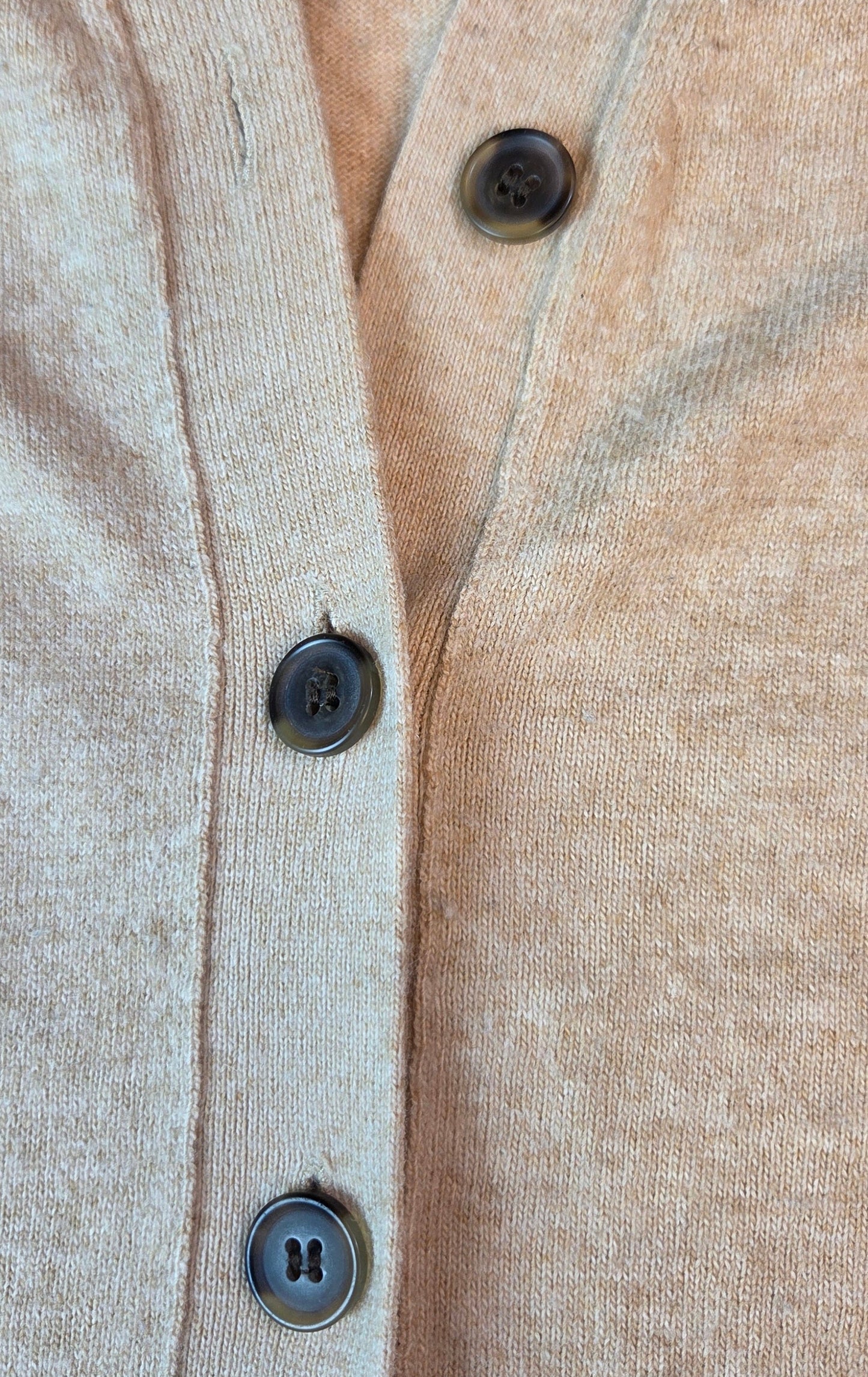 #112 - J.Crew Merchantile Tan Wool Sweater, Womens Size L, VGUC