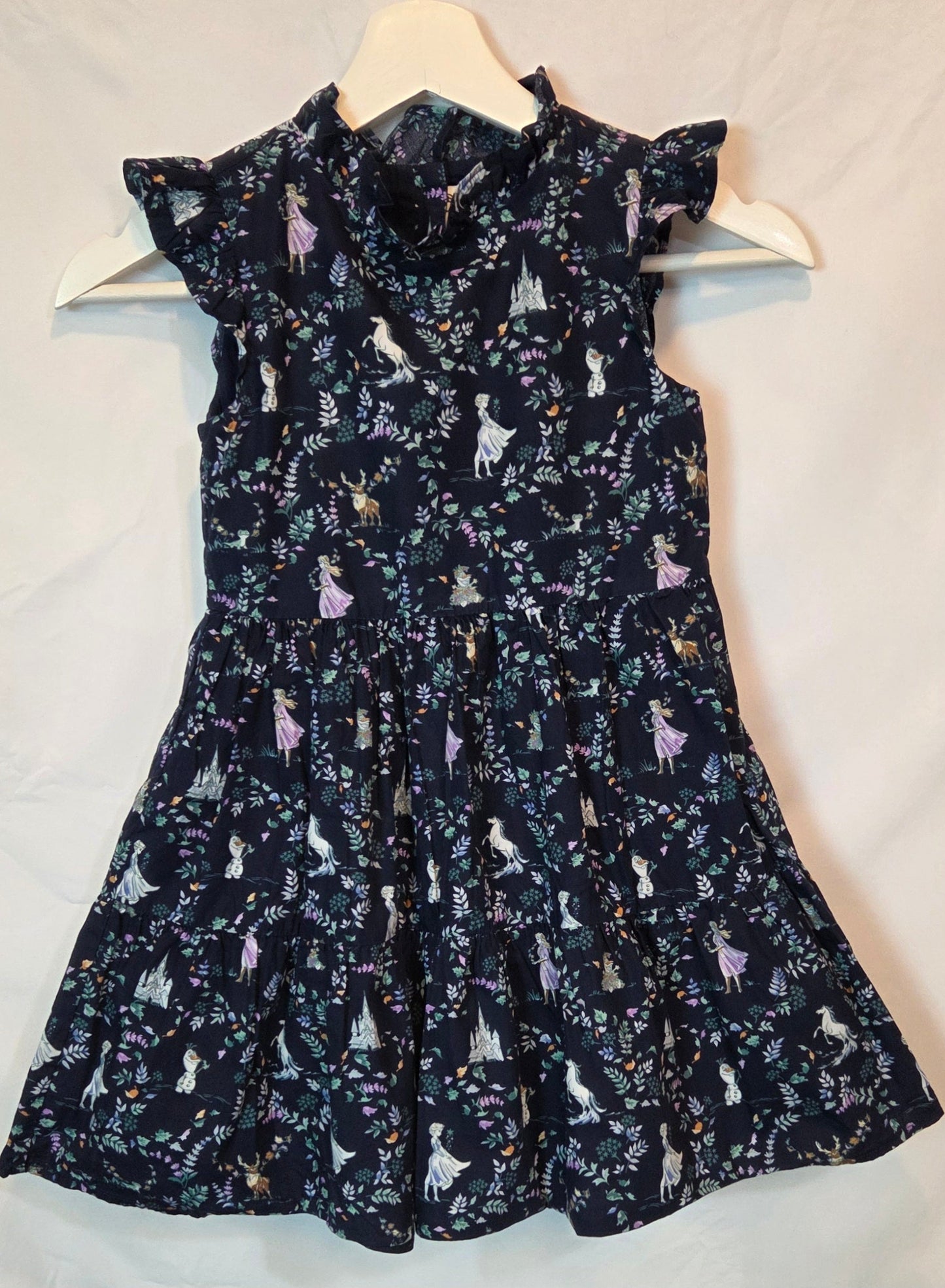 #112 - Janie and Jack x Disney Frozen Dress, Girls Size 7, EUC