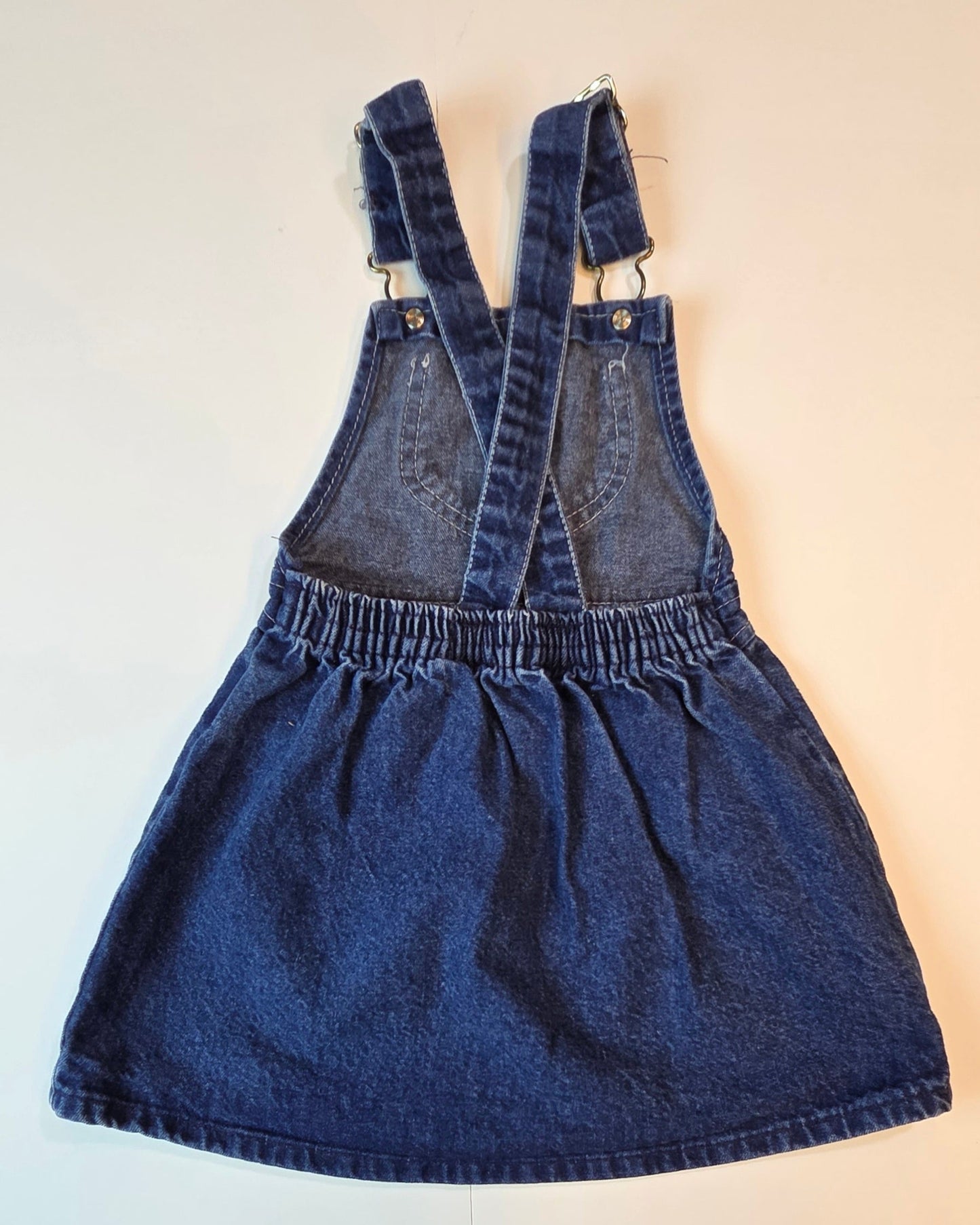 #112 - Vintage OshKosh Skirt Overalls, Girls Size 3T, EUC