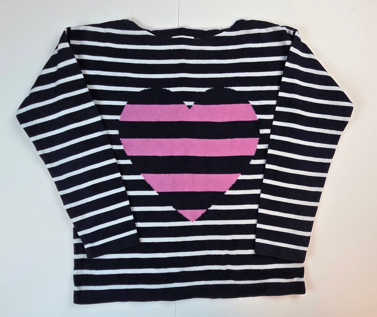 #112 - Crewcuts Striped Sweater, Girls Size 8, VGUC