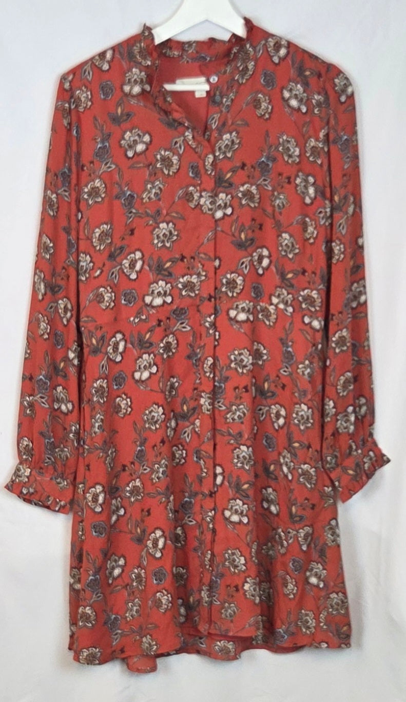 #112 - LOFT Floral Dress, Womens Size 6, EUC