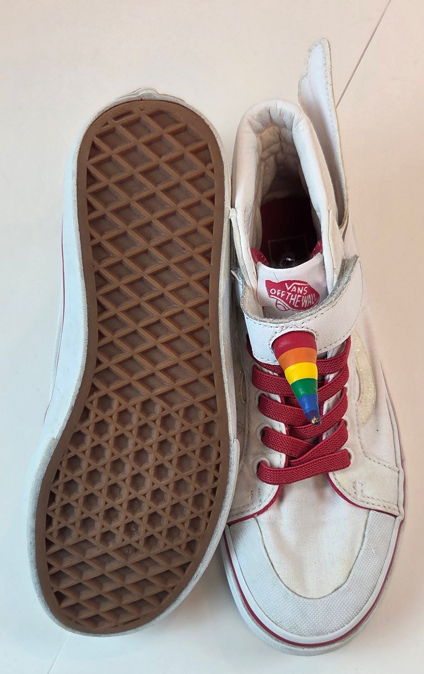 #112 - Vans High Tops, Size Youth 3.5