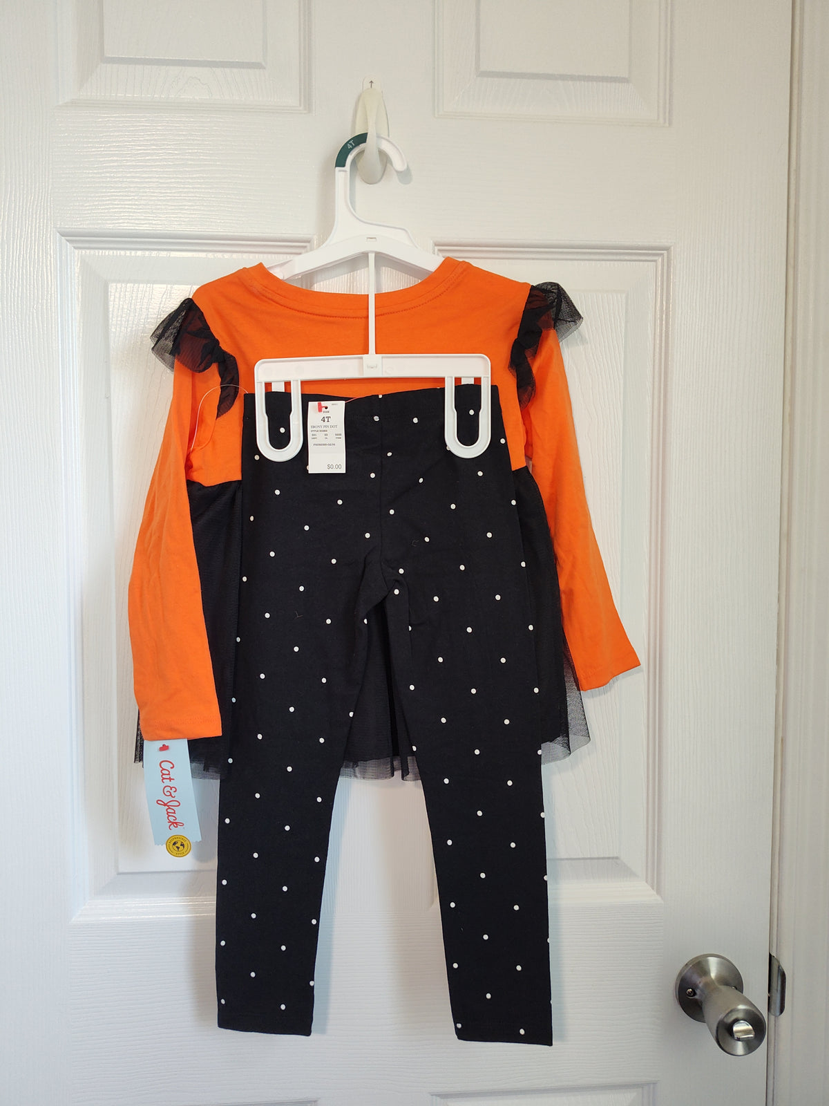 Seller 189: cat n Jack new girls sz 4t Halloween outfit