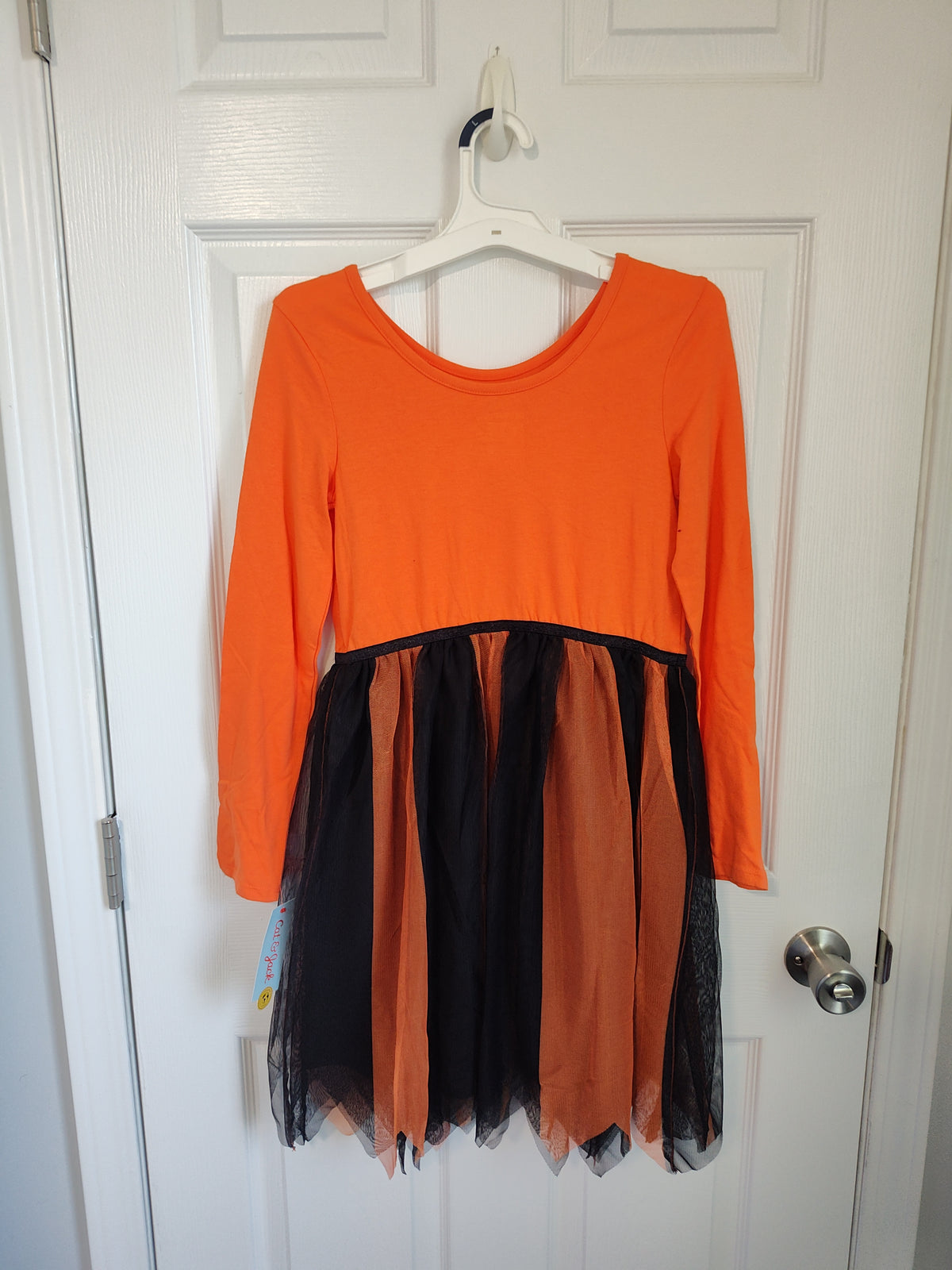 Seller 189: Cat n Jack girls pumpkin dress size 10/12