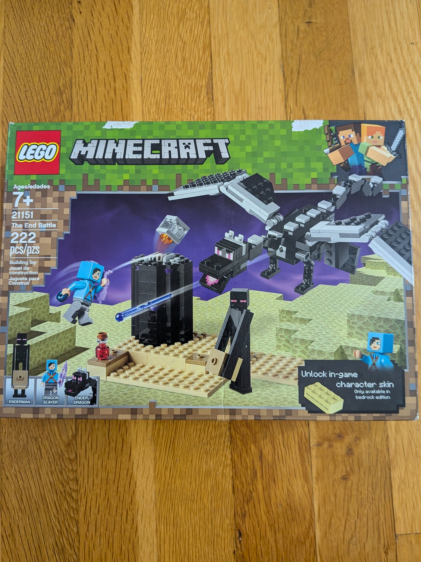 #99 Retired Lego Minecraft The End Battle EUC
