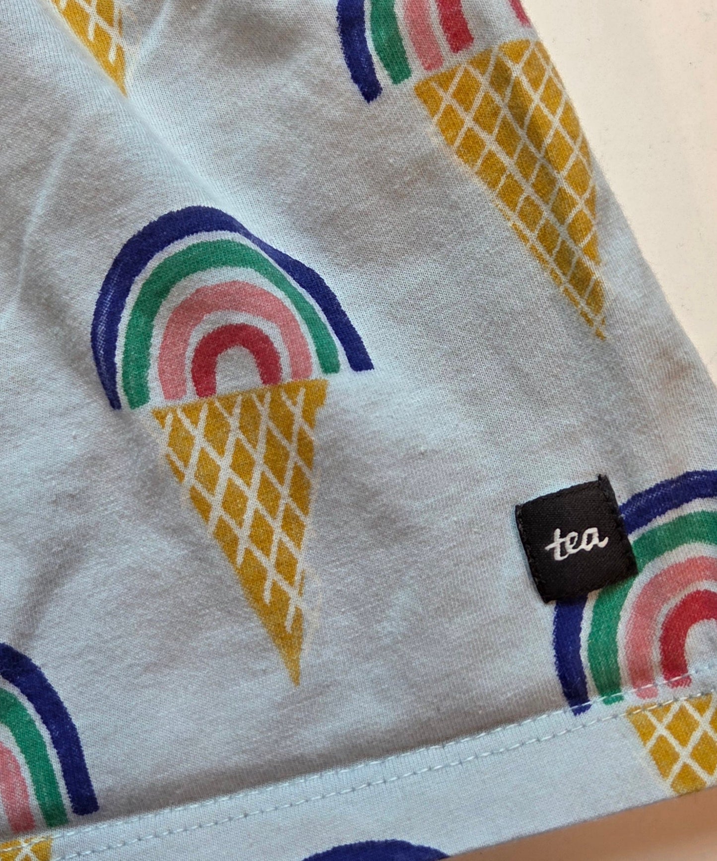 #152 - Tea Light Blue Ice Cream Dress, Girls Size 5, EUC