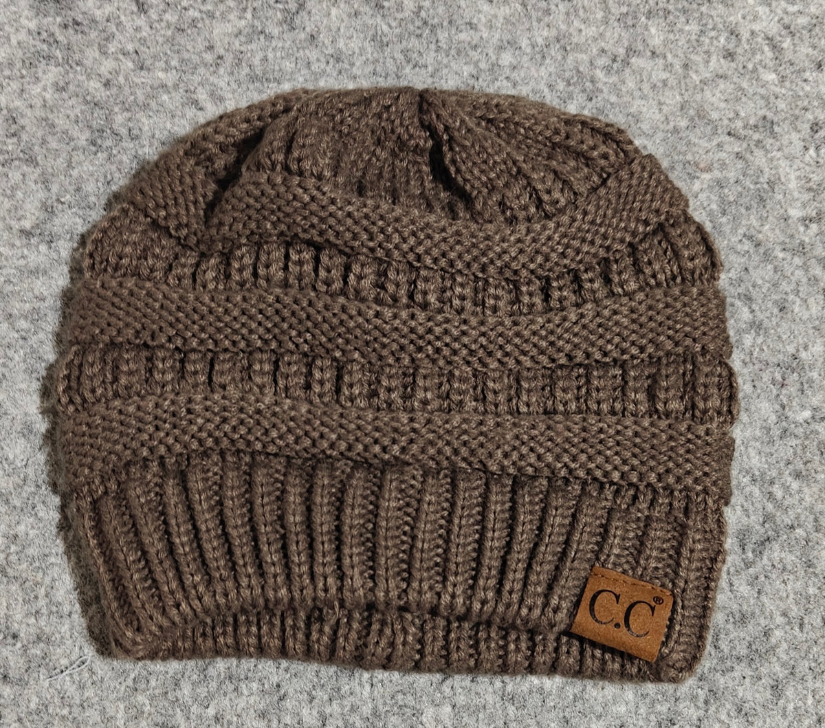 #7 Brown CC women's winter hat, EGUC worn 2-3x
