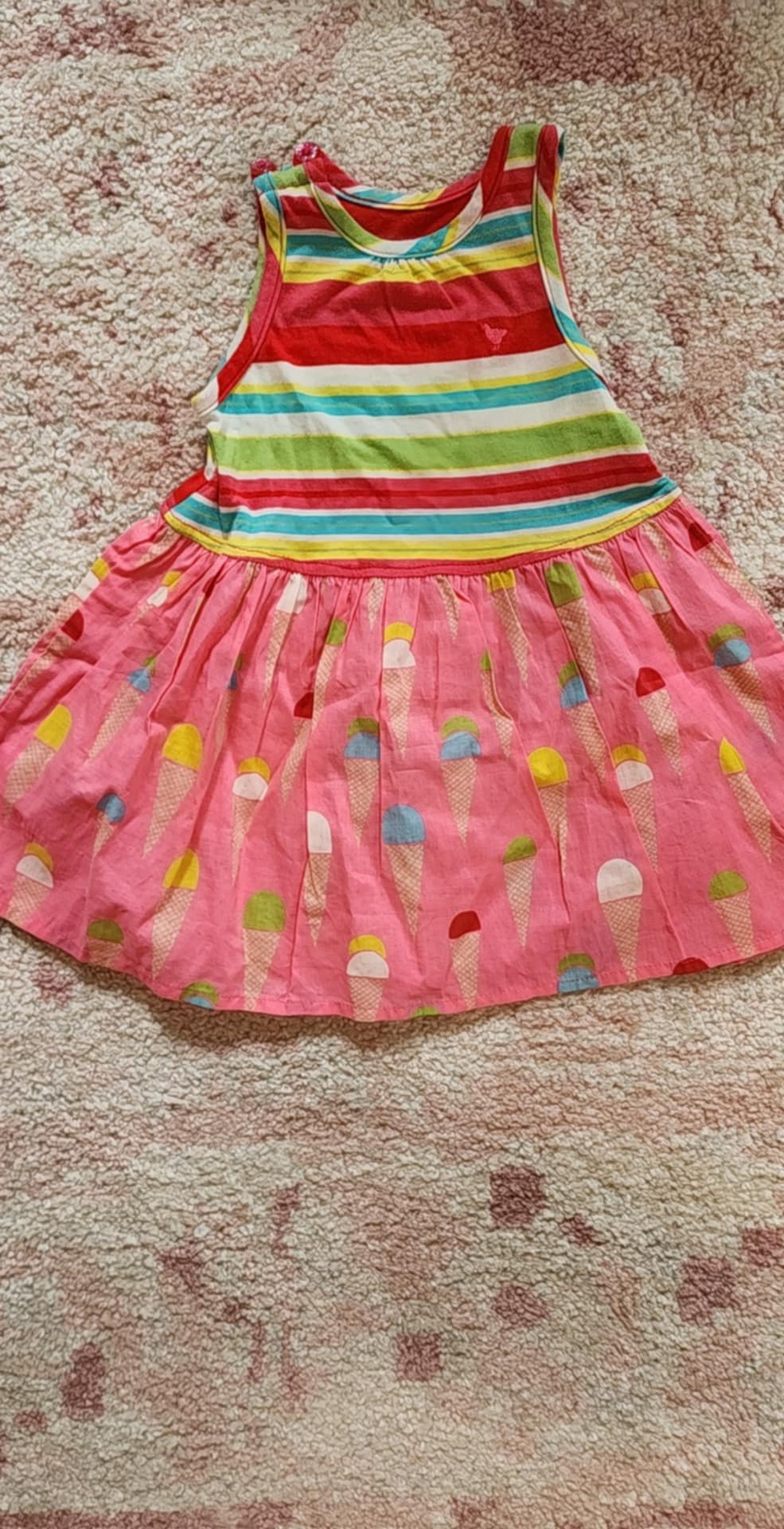 #178 Pink Chicken Dress size 3-6 months