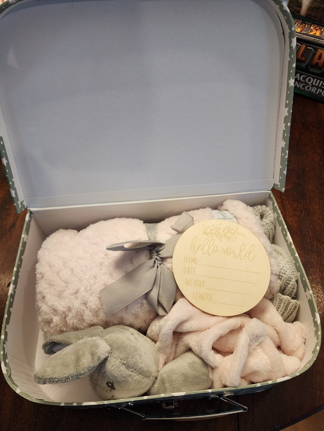#178 Hularoo New baby girl gift set
