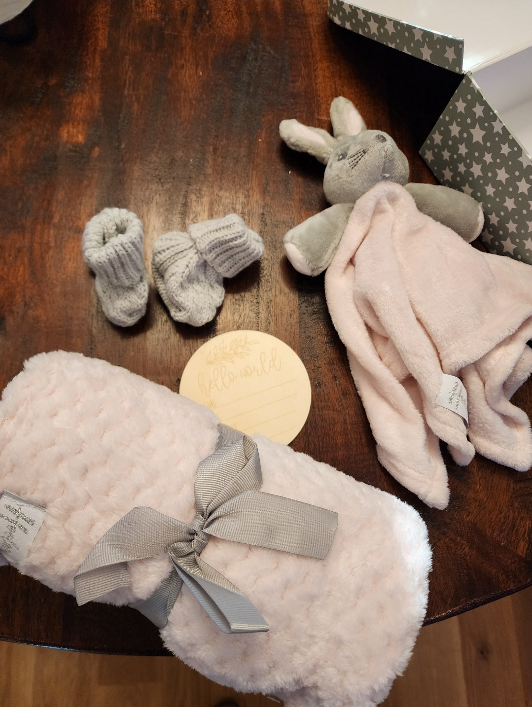 #178 Hularoo New baby girl gift set