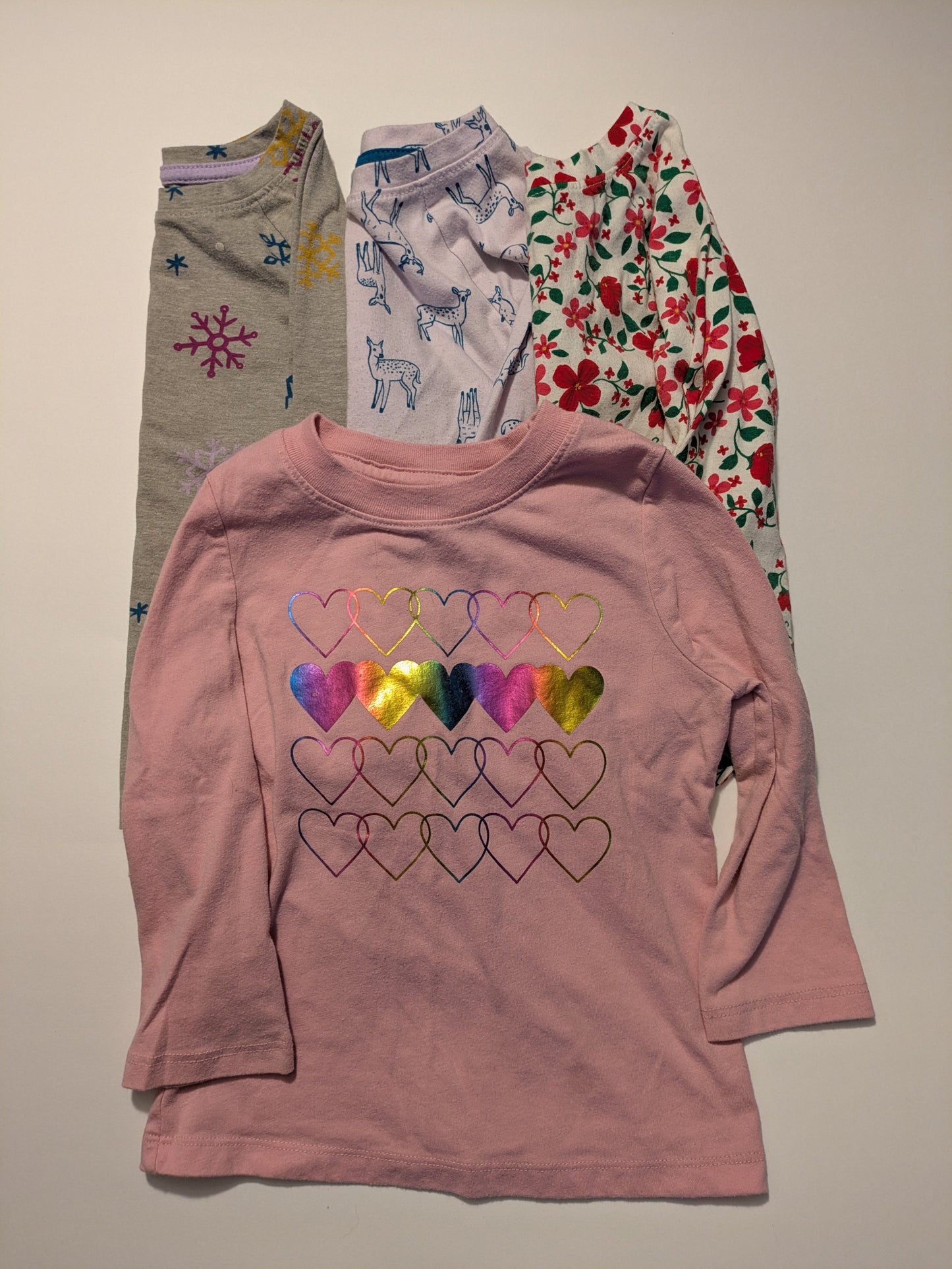 #94 Bundle of 4 - 2T Girls Long Sleeve Shirts *REDUCED*