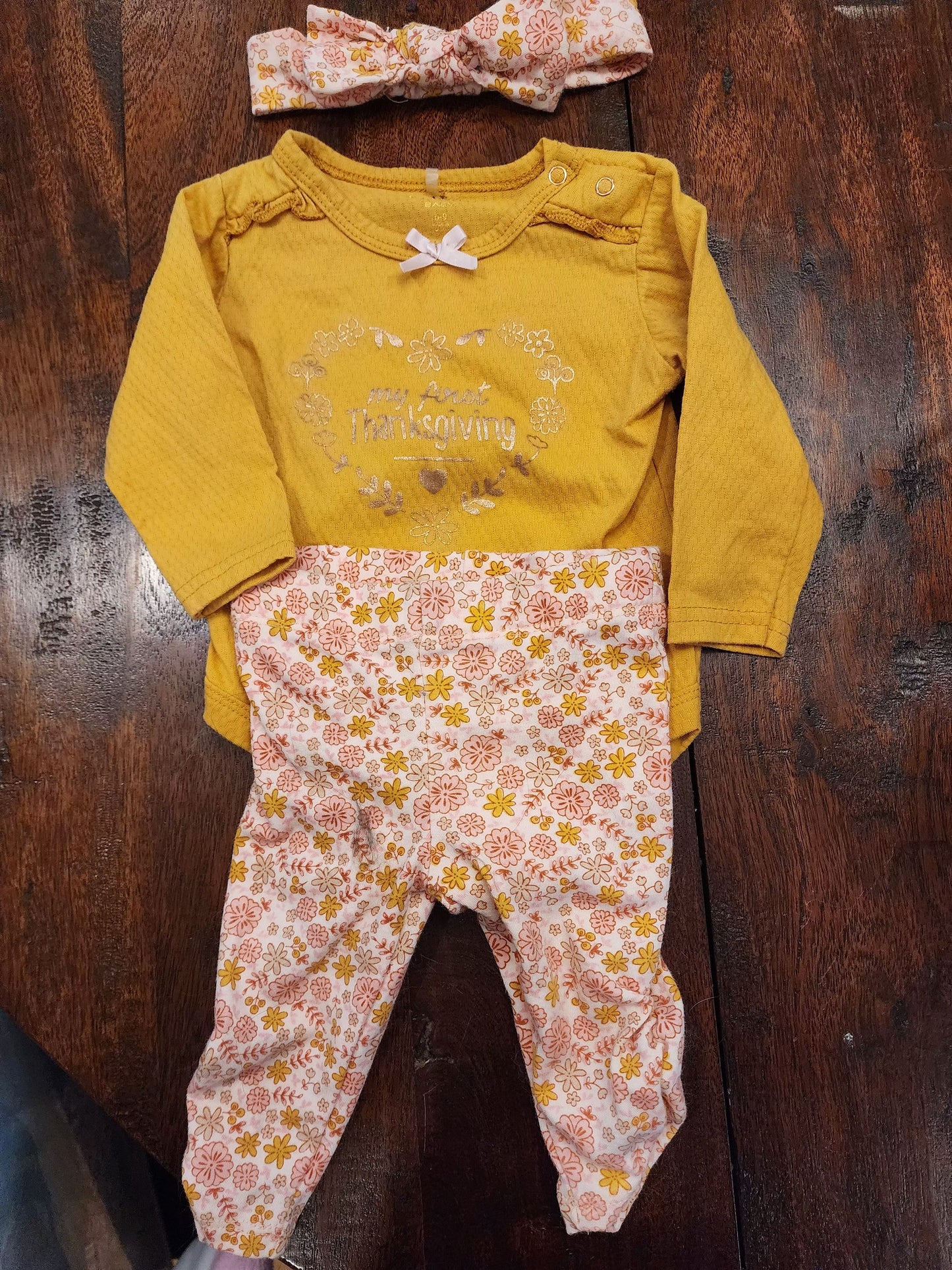 #178 Tahari thanksgiving outfit size 6-9 months
