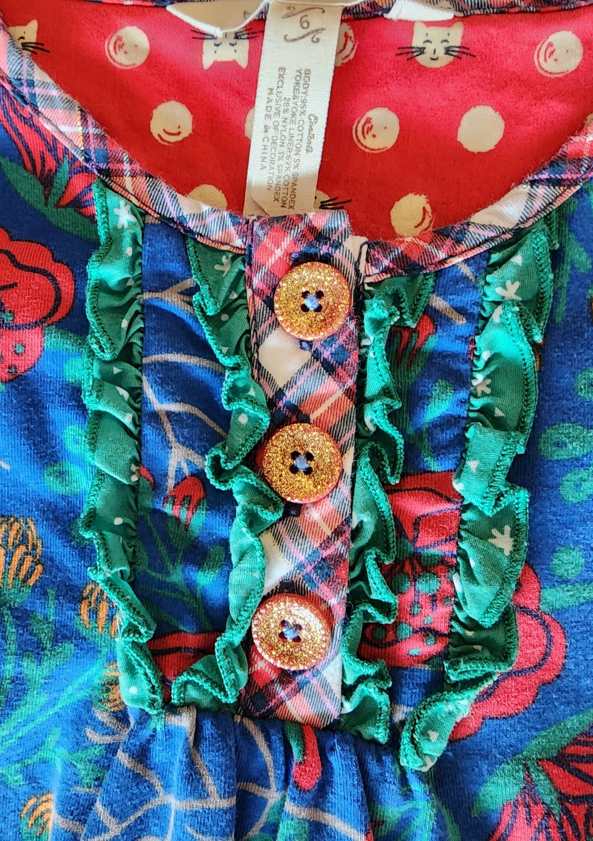 #137 Matilda Jane girls size 6 shirt