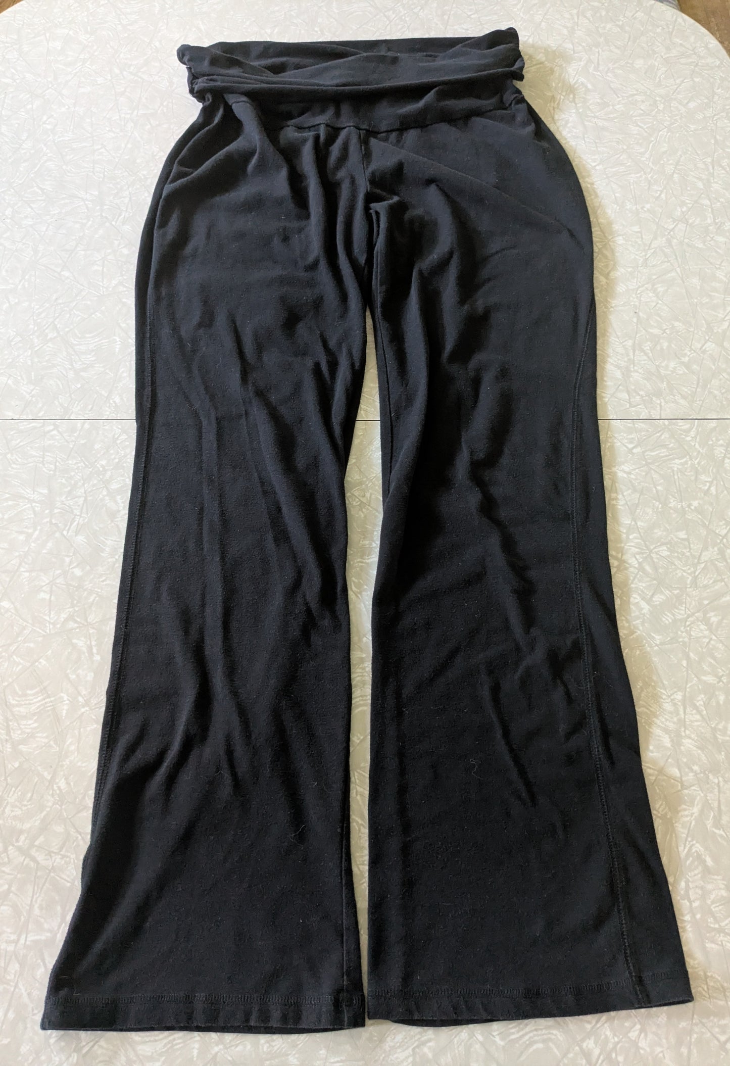 #61 Sz Small Motherhood Maternity Black Lounge Pants
