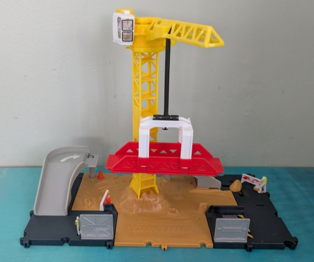 #61 Matchbox Action Drivers Construction Playset, Moving Crane
