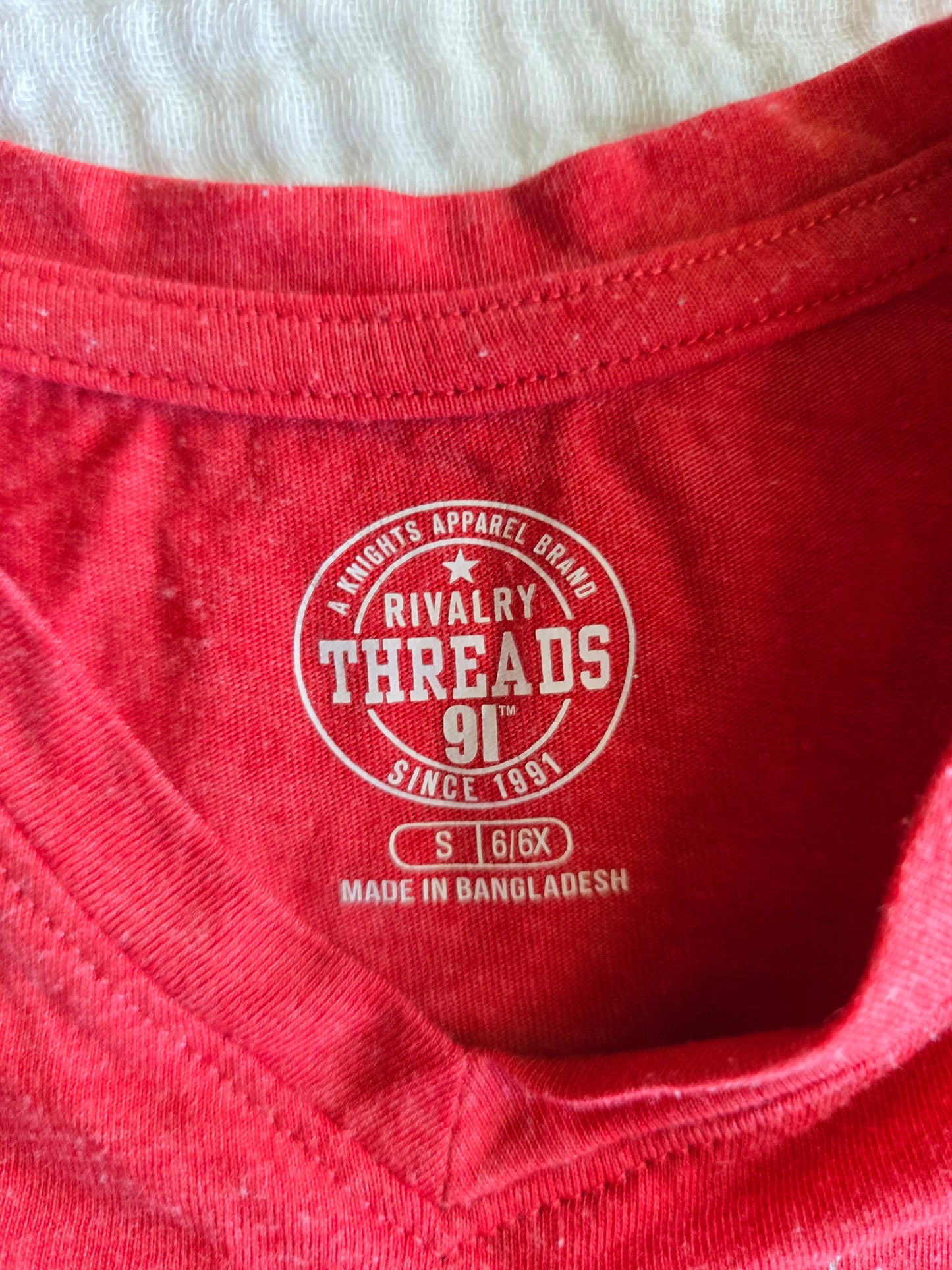 #131 Ohio State girls ruffle t-shirt sz 6