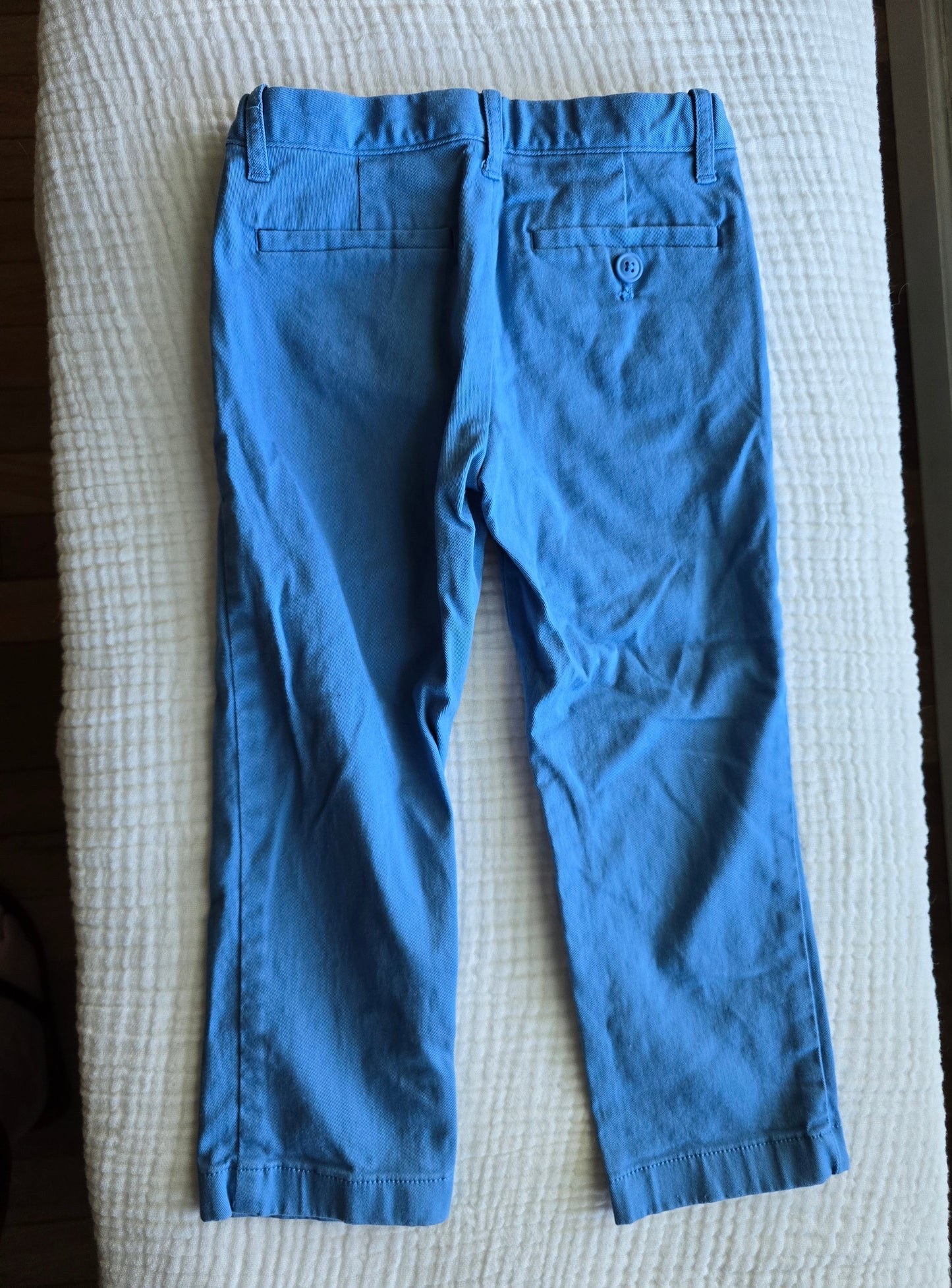 #131 Crew Cuts Boys Blue Chino pants sz 4