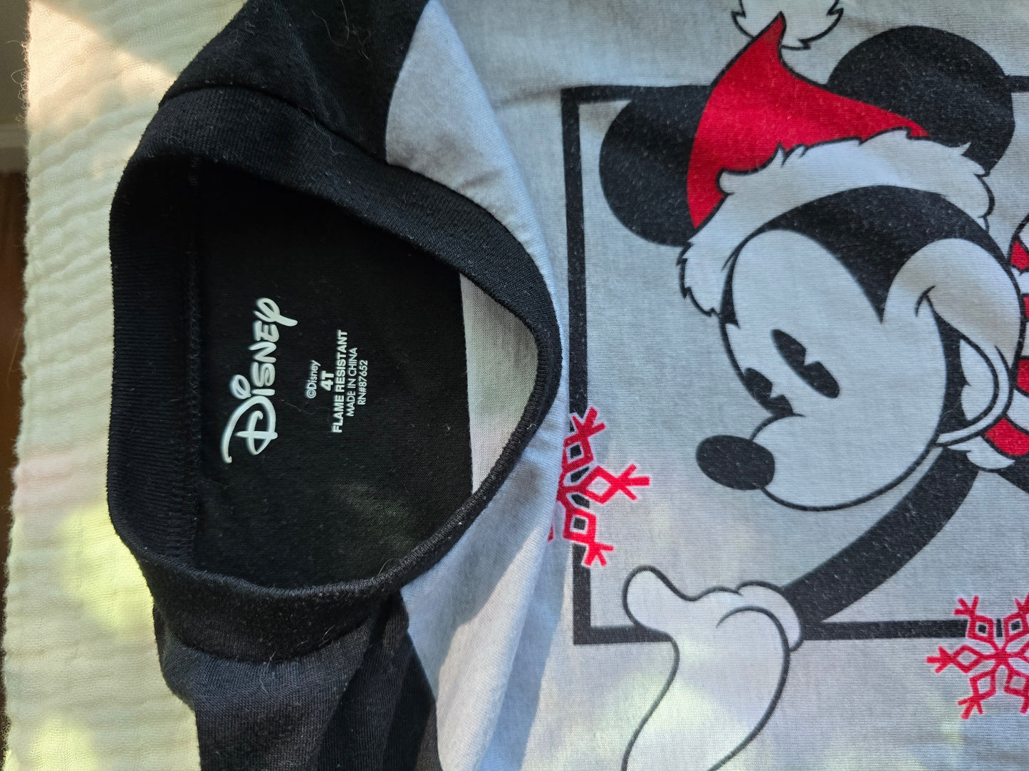 #131 Mickey Mouse Holiday PJs Boys 4T