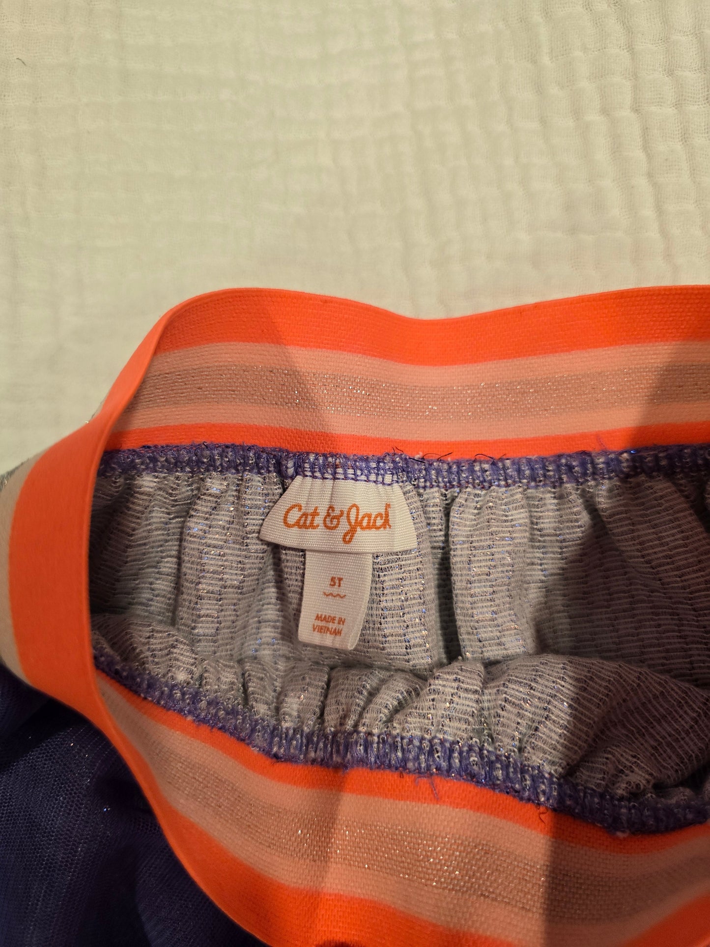 #131 Cat & Jack Girls Space Skirt sz 5T