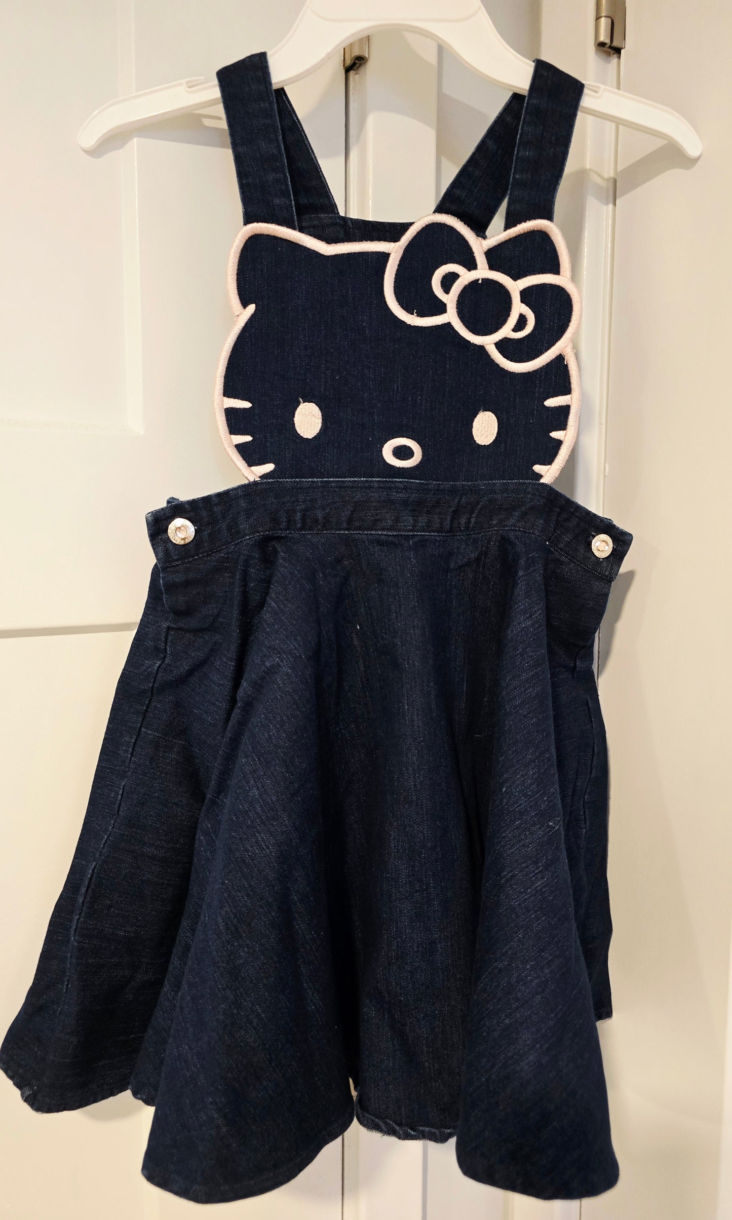 #131 NWOT Hello Kitty Jean Jumper girls sz 6