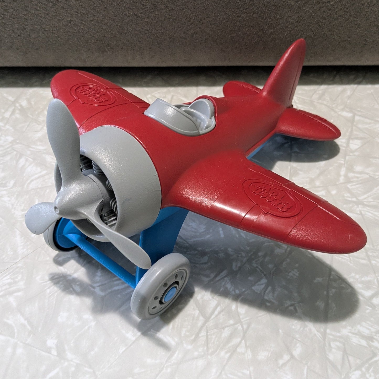 #61 Green Toys Airplane Red/Blue