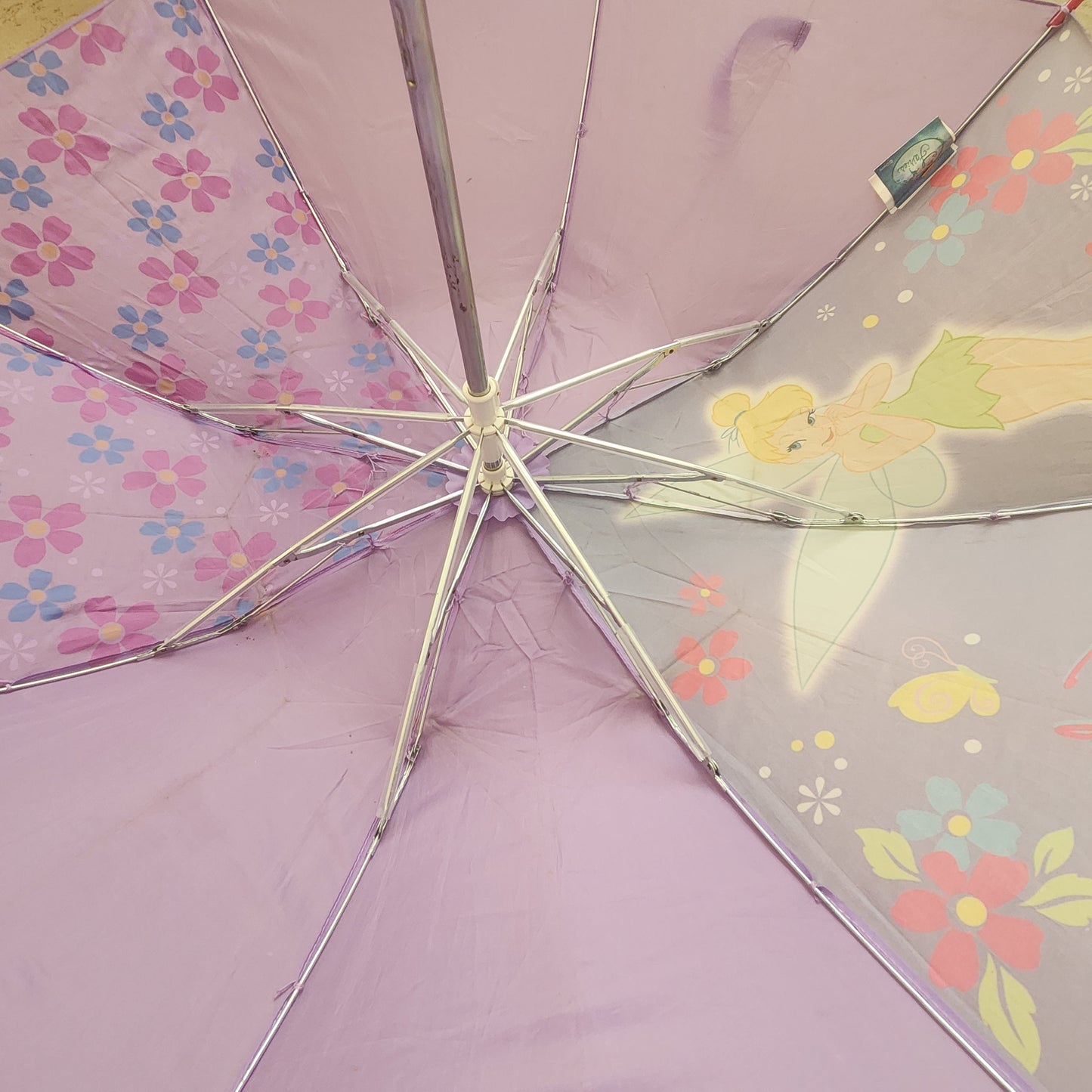 REDUCED #142 Disney Fairies Tinkerbell Kids Size Umbrella