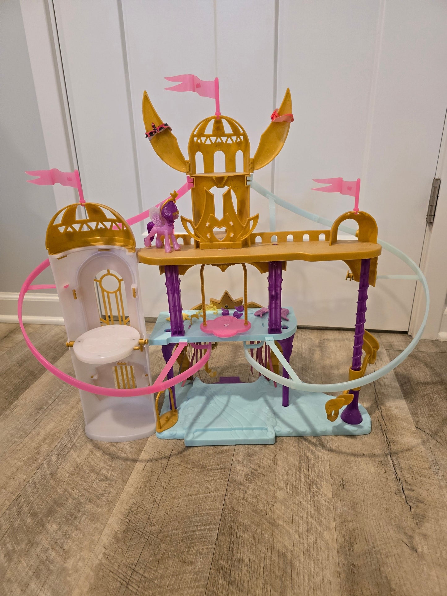 #131 REDUCED My little pony A new generation movie royal racing zipline