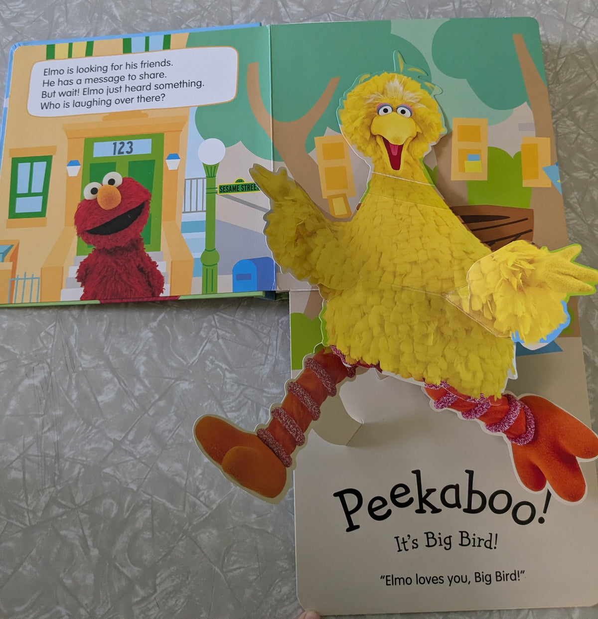 #61 Pop Up Peekaboo Elmo Loves You Book